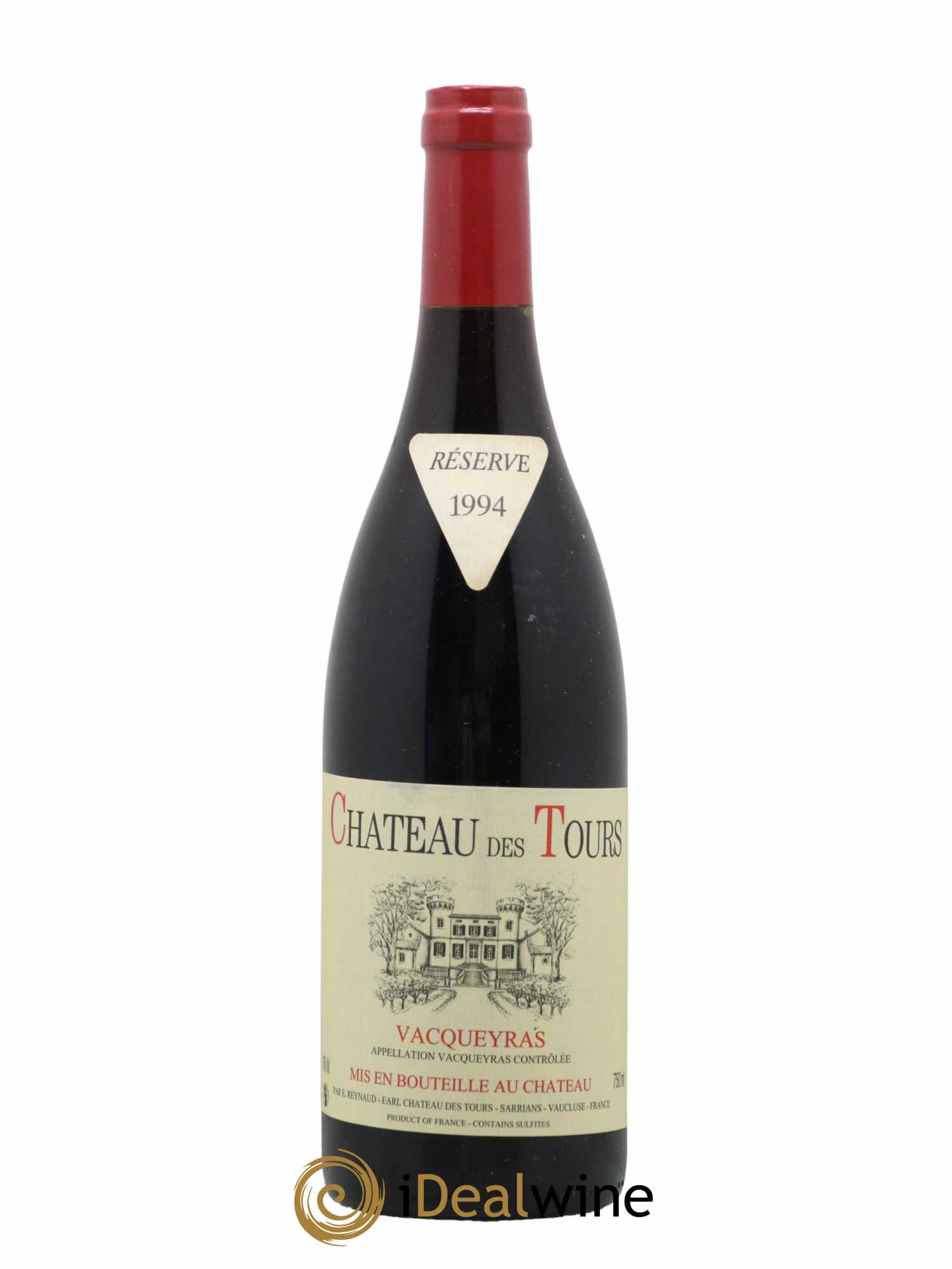 Vacqueyras Château des Tours Emmanuel Reynaud 1994 - Lot de 1 bouteille - 0