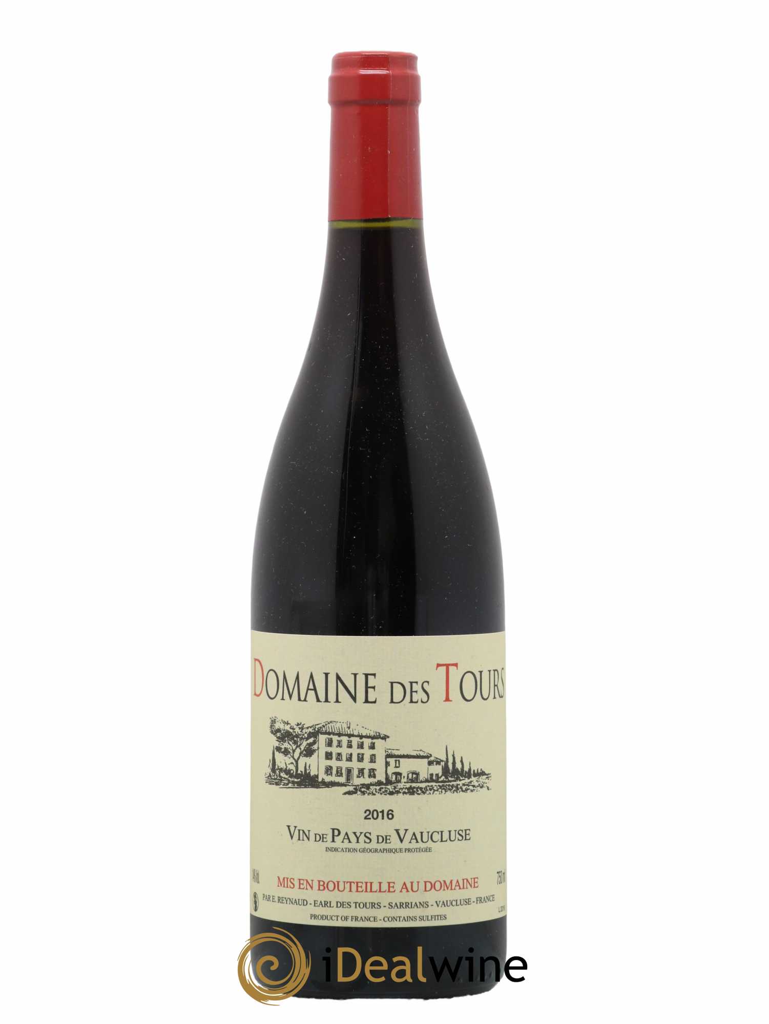 Vaucluse (Vin de Pays de Vaucluse) Domaine des Tours Emmanuel Reynaud 2016 - Lot de 1 bouteille - 0