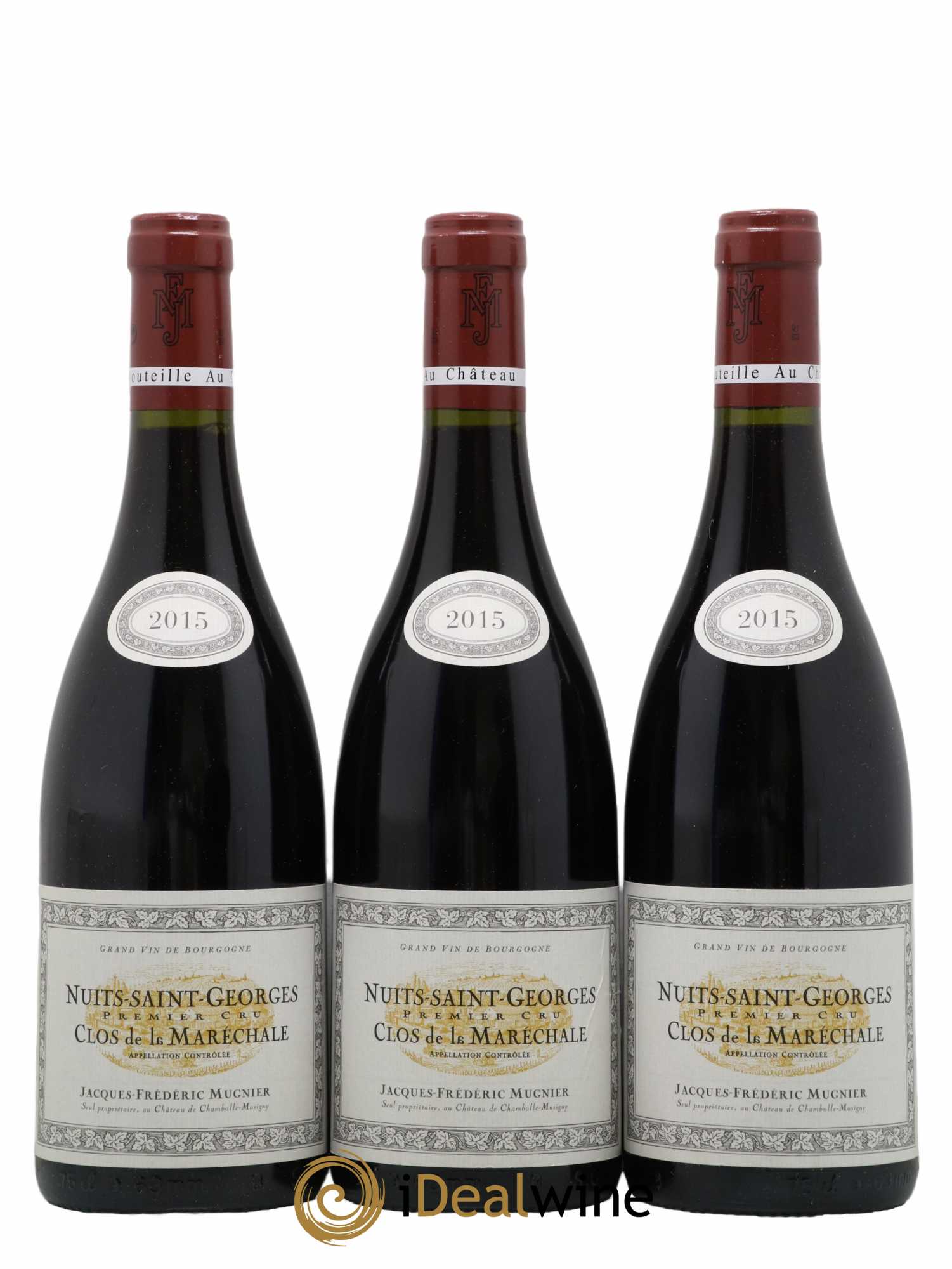 Nuits-Saint-Georges 1er Cru Clos de La Maréchale Jacques-Frédéric Mugnier 2015 - Lot de 3 bouteilles - 0
