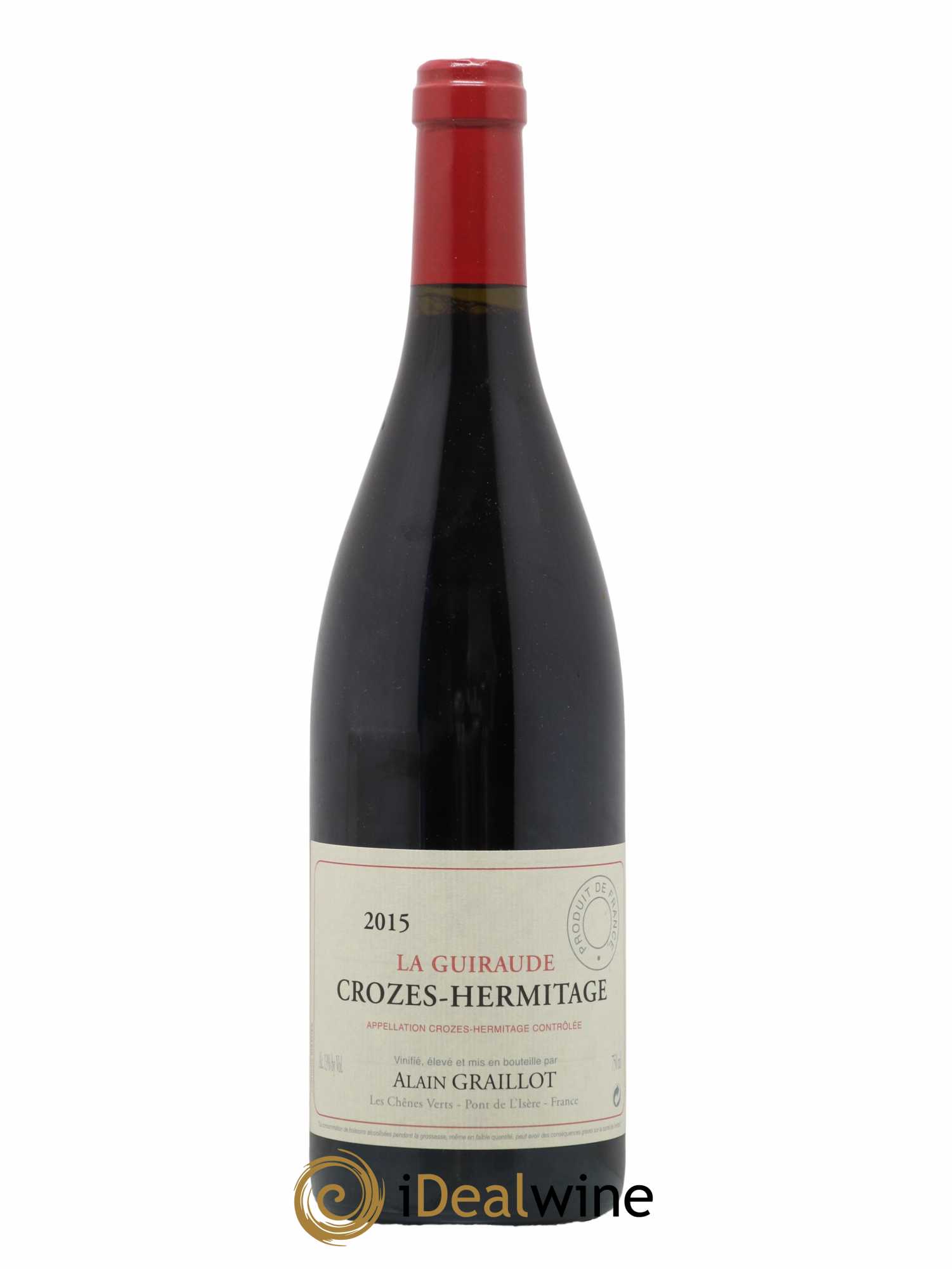 Crozes-Hermitage La Guiraude Domaine Graillot 2015 - Lot de 1 bouteille - 0
