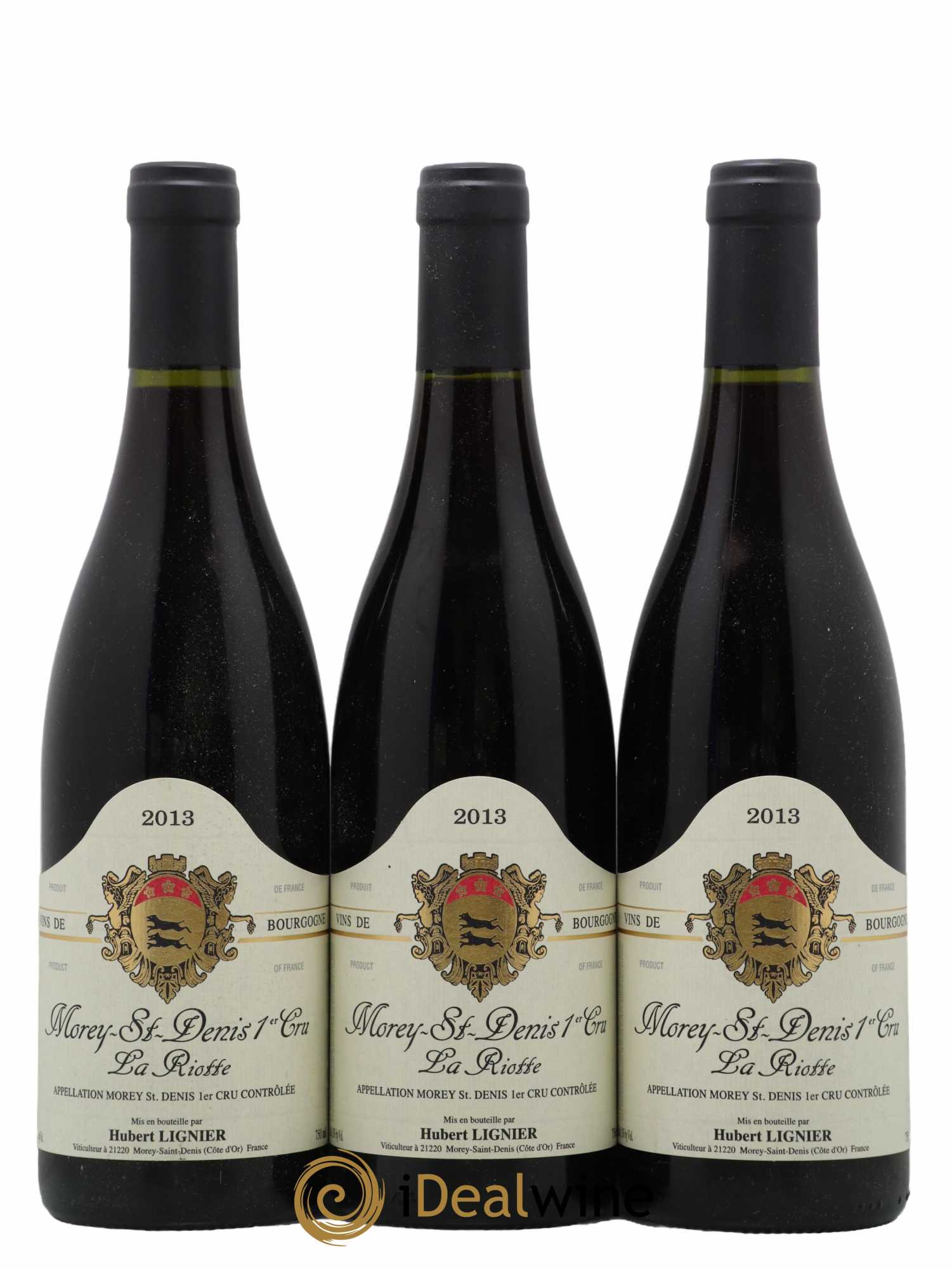 Morey-Saint-Denis 1er Cru La Riotte Hubert Lignier (Domaine) 2013 - Lot de 3 bouteilles - 0