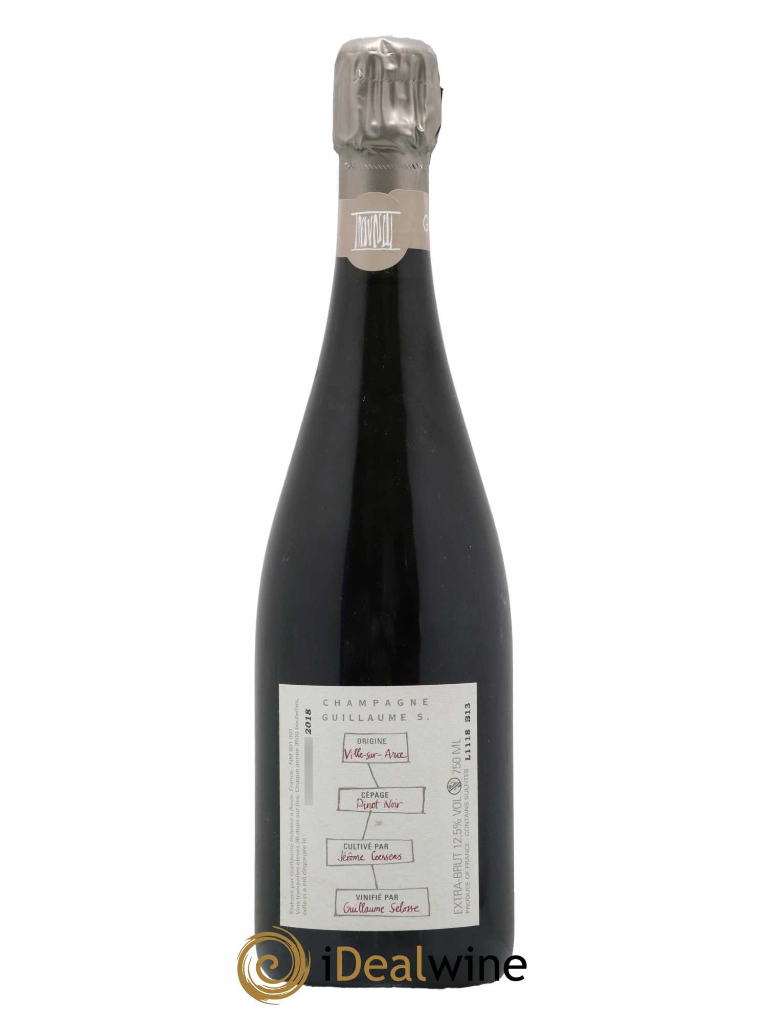Largillier Extra-Brut Guillaume Selosse - Lot de 1 bouteille - 1