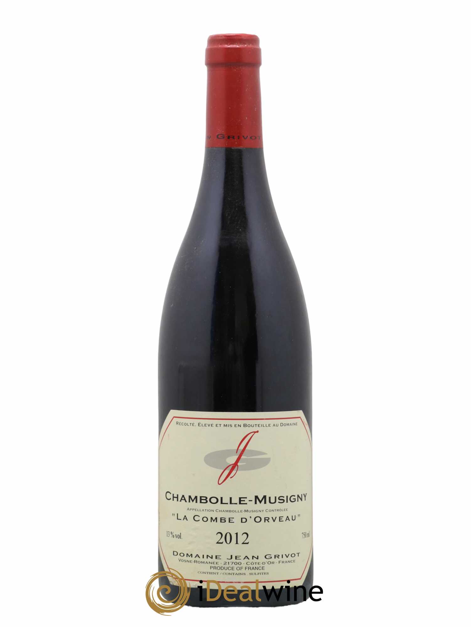 Chambolle-Musigny Combe d'Orveau Jean Grivot 2012 - Lot de 1 bouteille - 0