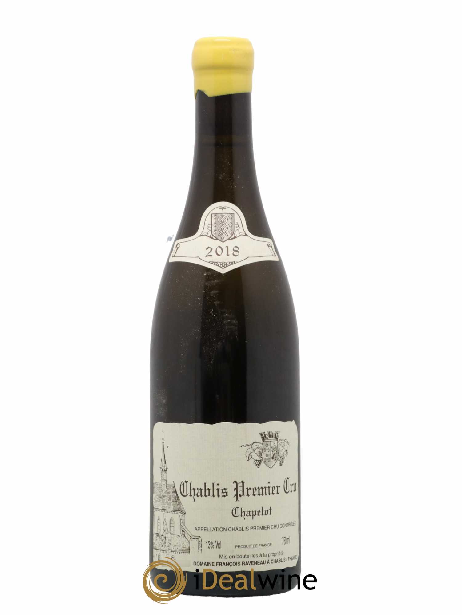 Chablis 1er Cru Chapelot Raveneau (Domaine) 2018 - Lot de 1 bouteille - 0