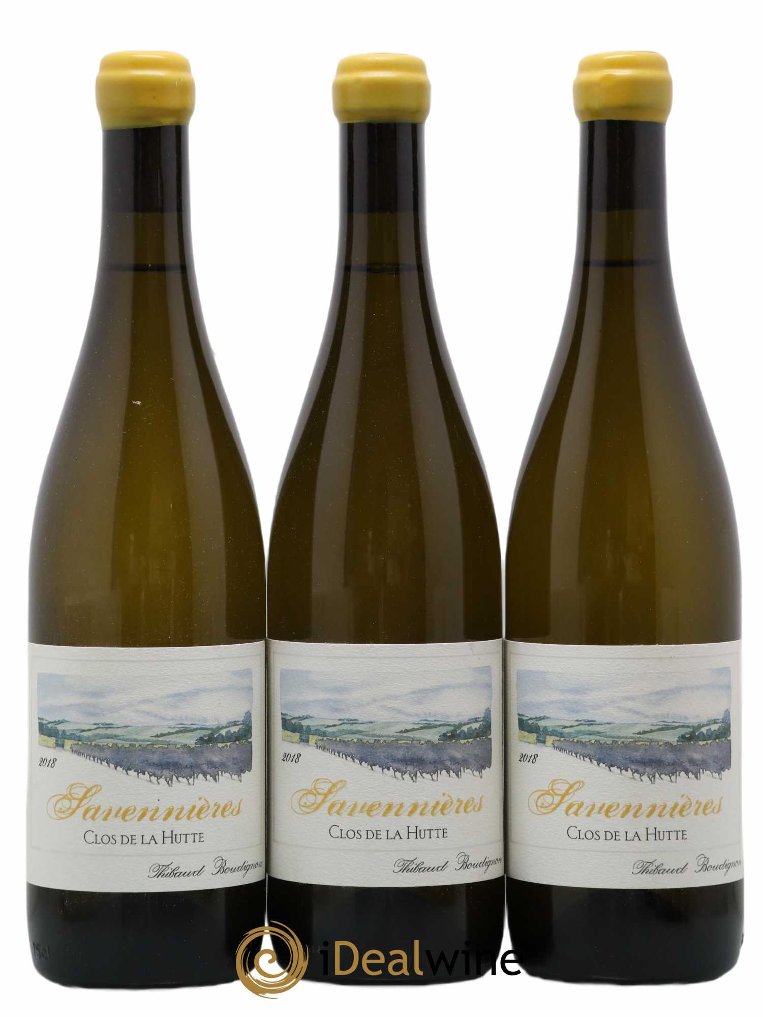 Savennières Clos de la Hutte Thibaud Boudignon 2018 - Lot de 3 bouteilles - 0