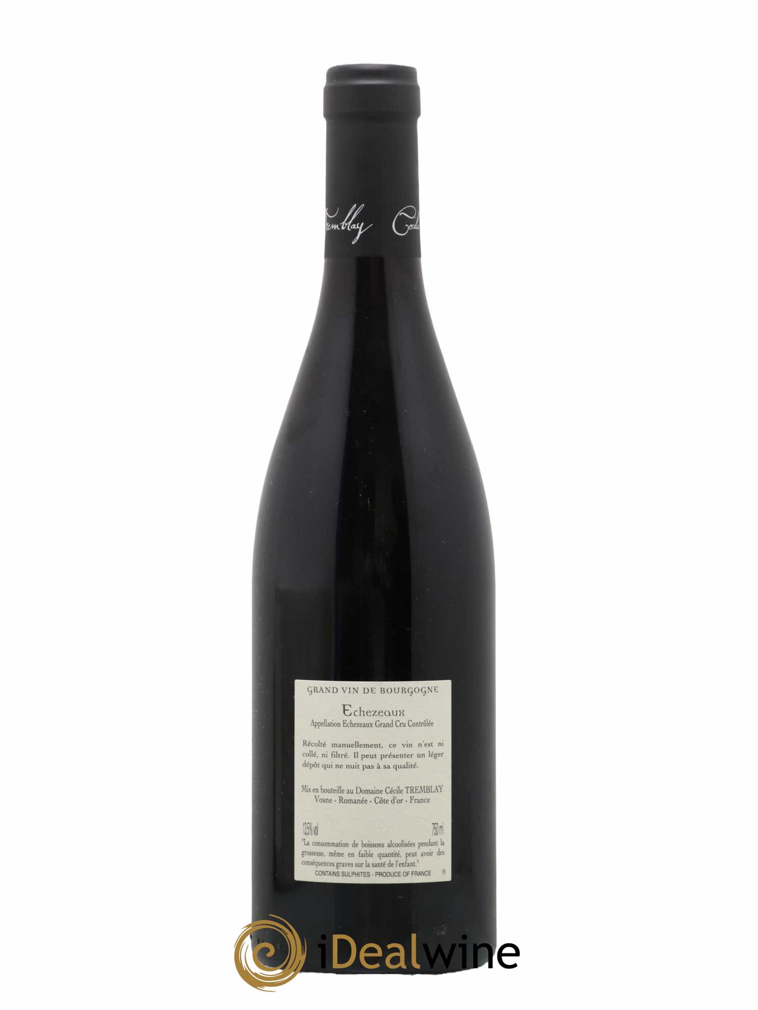 Echezeaux Grand Cru du dessus Cécile Tremblay 2018 - Lot de 1 bouteille - 1