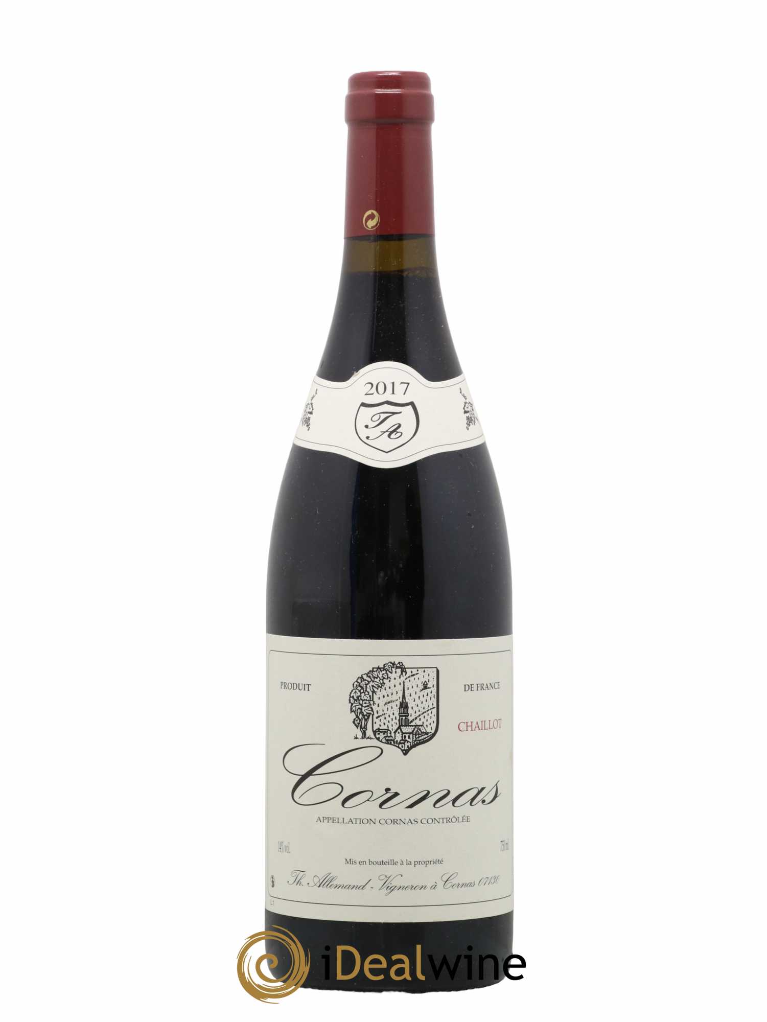Cornas Chaillot Thierry Allemand 2017 - Lot de 1 bouteille - 0