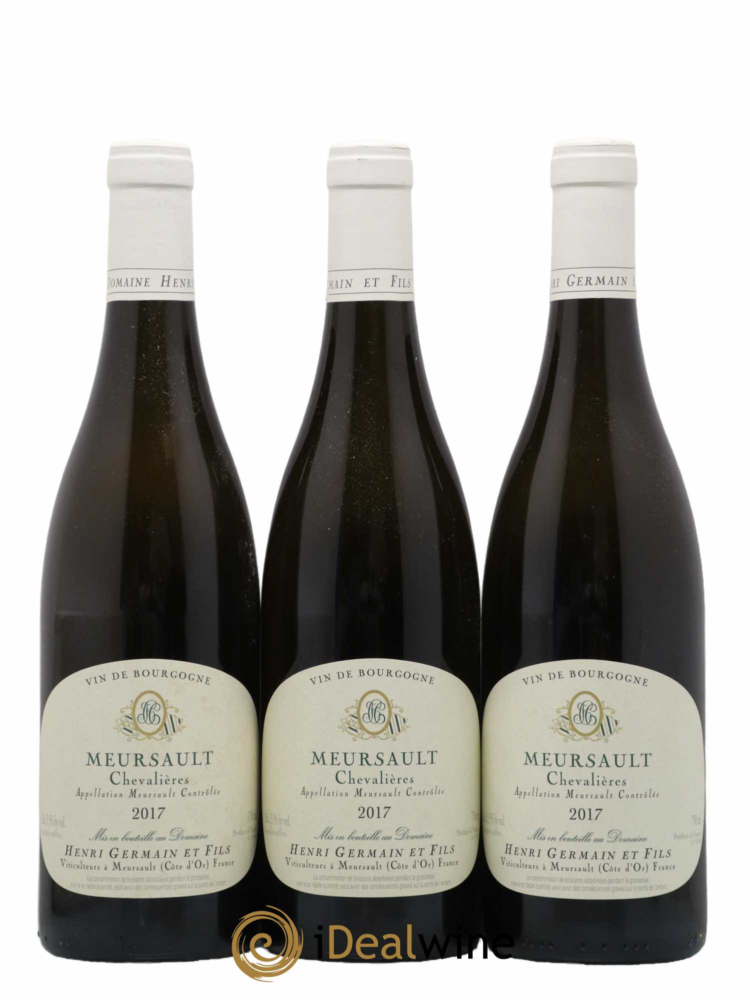 Meursault Chevalières Henri Germain 2017 - Lot de 3 bouteilles - 0