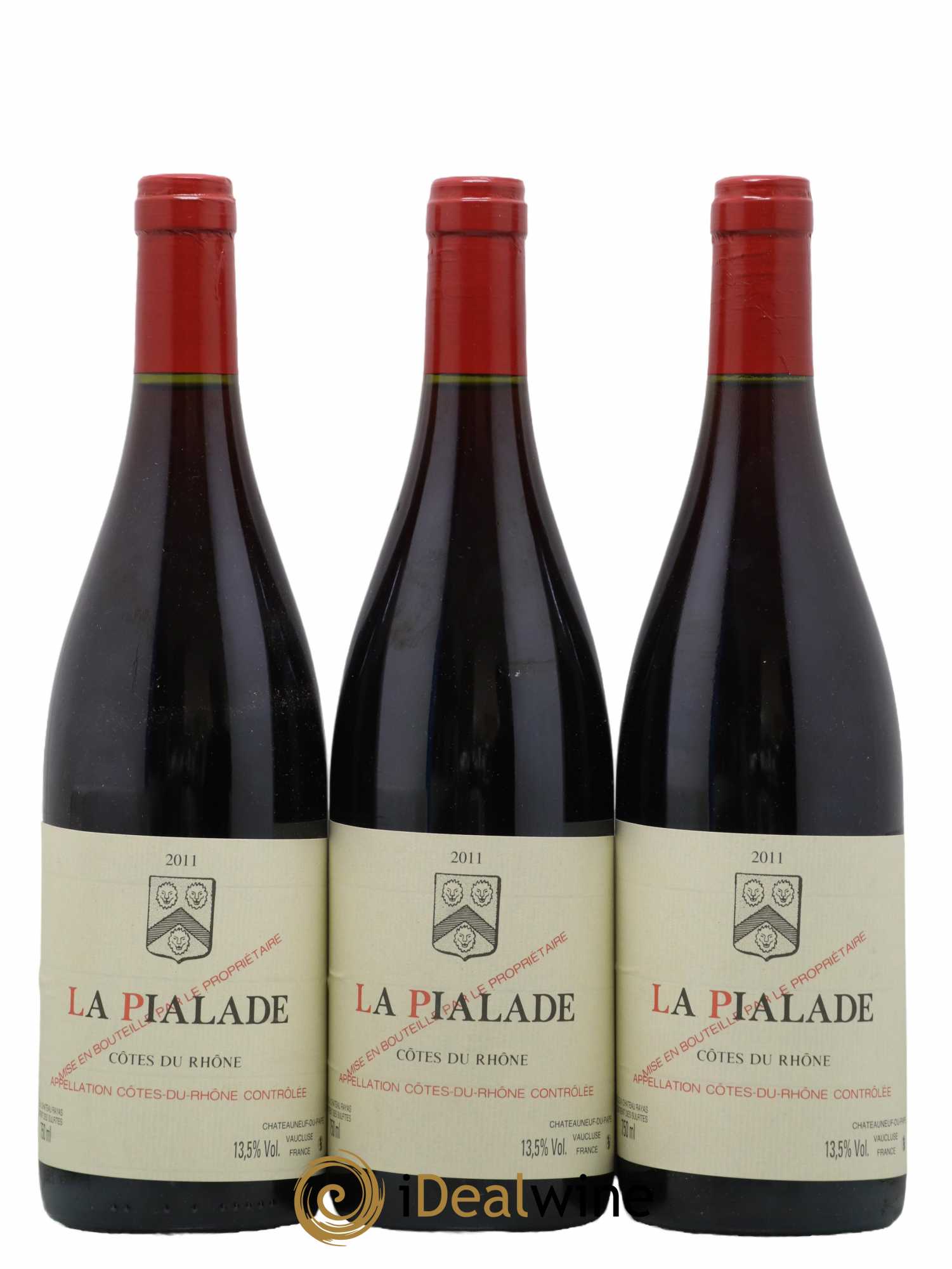 Côtes-du-Rhône La Pialade Emmanuel Reynaud 2011 - Lot de 3 bouteilles - 0