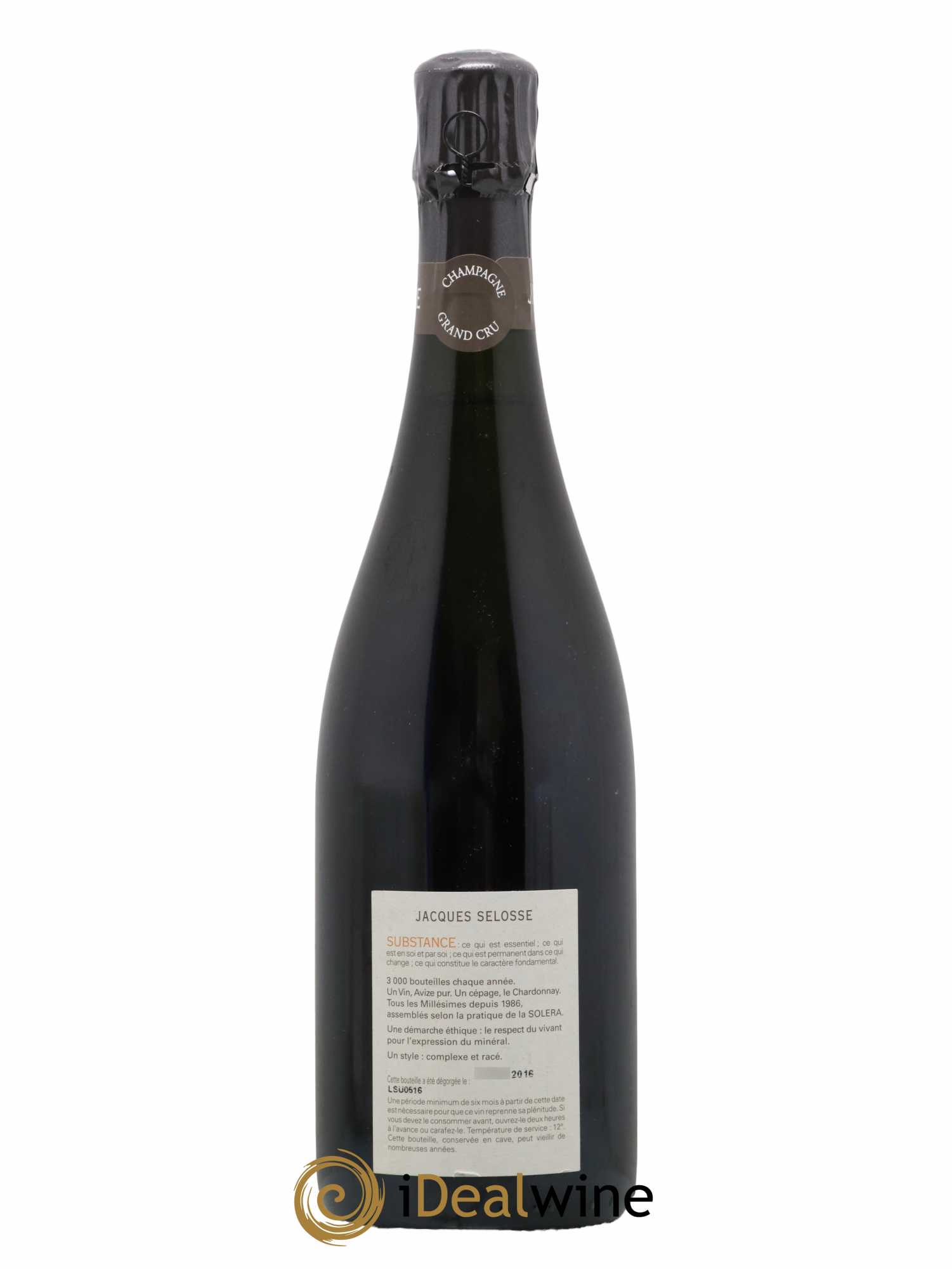 Substance Jacques Selosse - Lot de 1 bouteille - 1