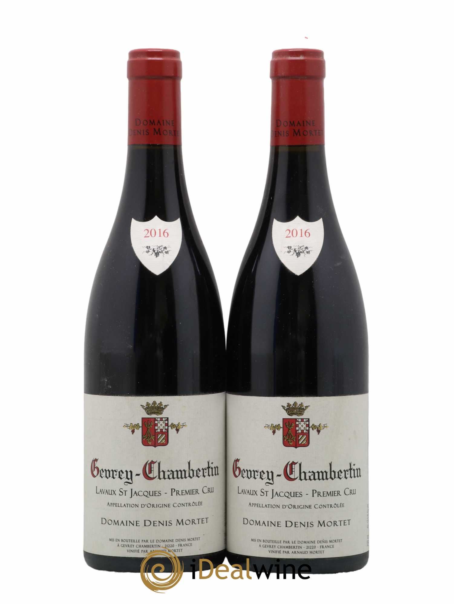 Gevrey-Chambertin 1er Cru Lavaux Saint Jacques Arnaud Mortet 2016 - Lot de 2 bouteilles - 0
