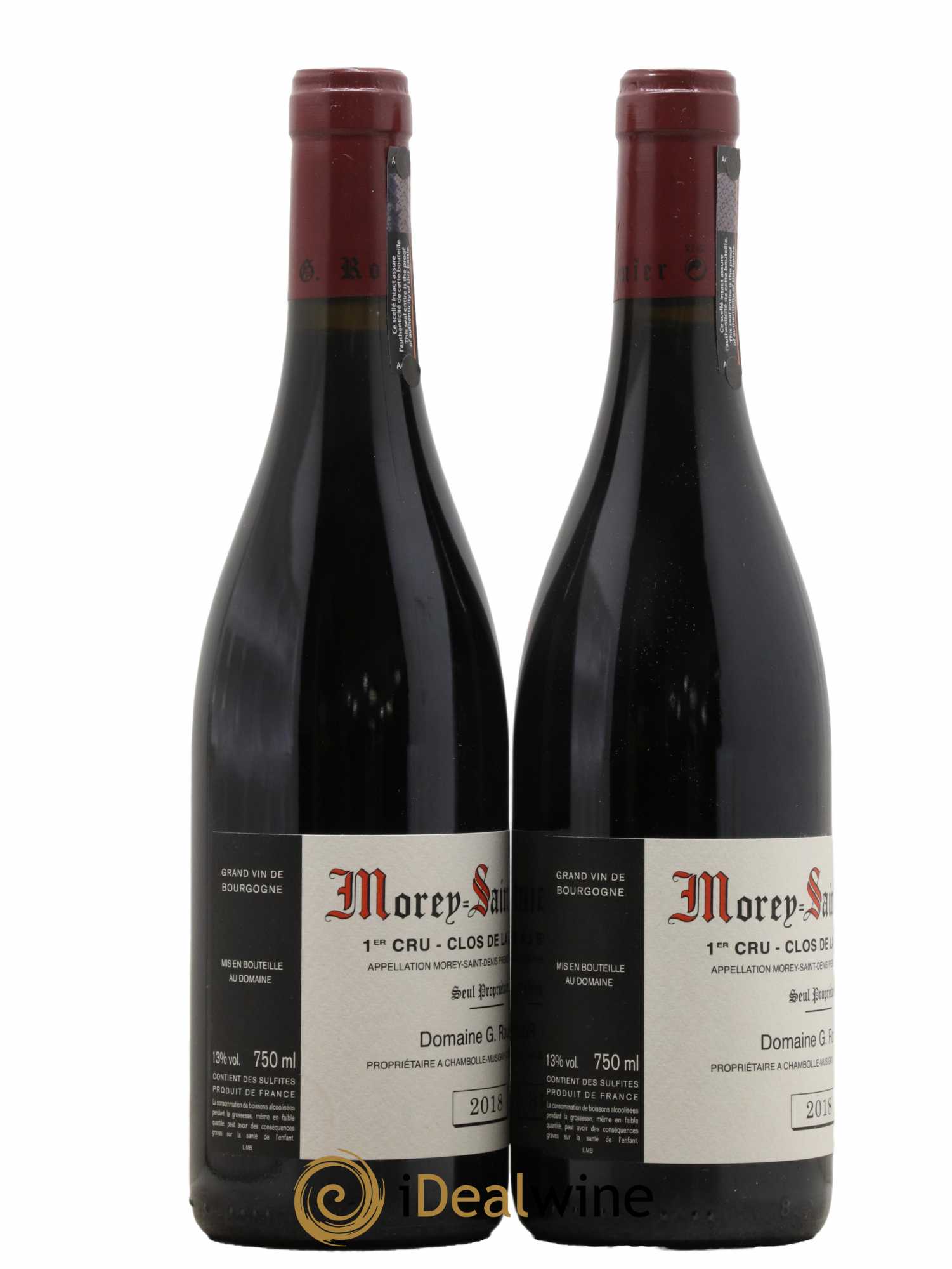 Morey-Saint-Denis 1er Cru Clos de la Bussière Georges Roumier (Domaine) 2018 - Lot de 2 bouteilles - 1