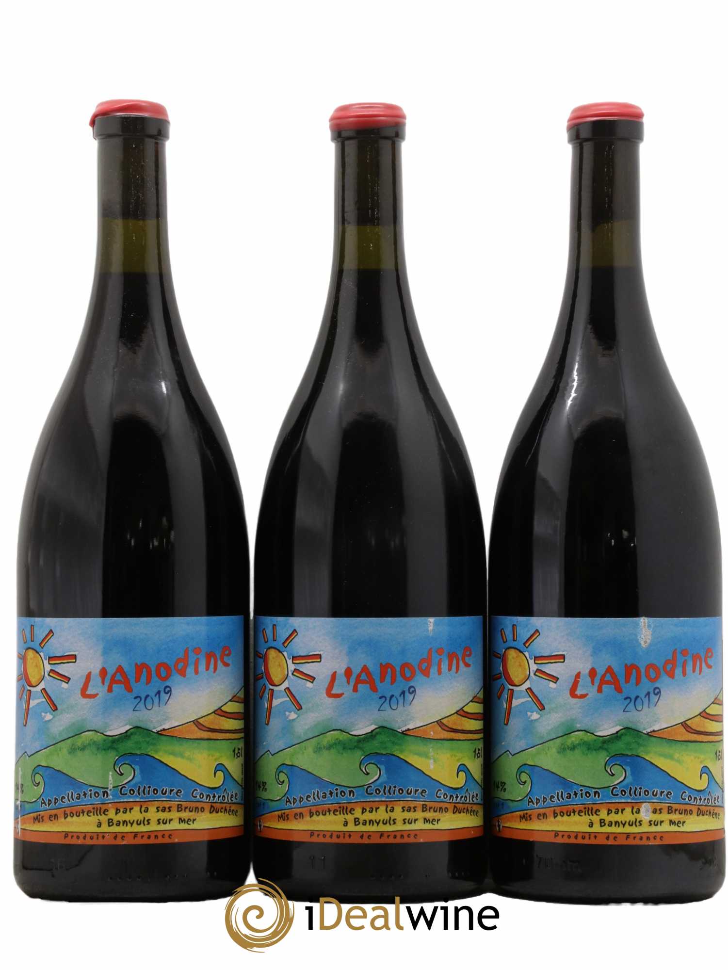 Collioure L'Anodine Bruno Duchêne 2019 - Lot de 3 magnums - 0