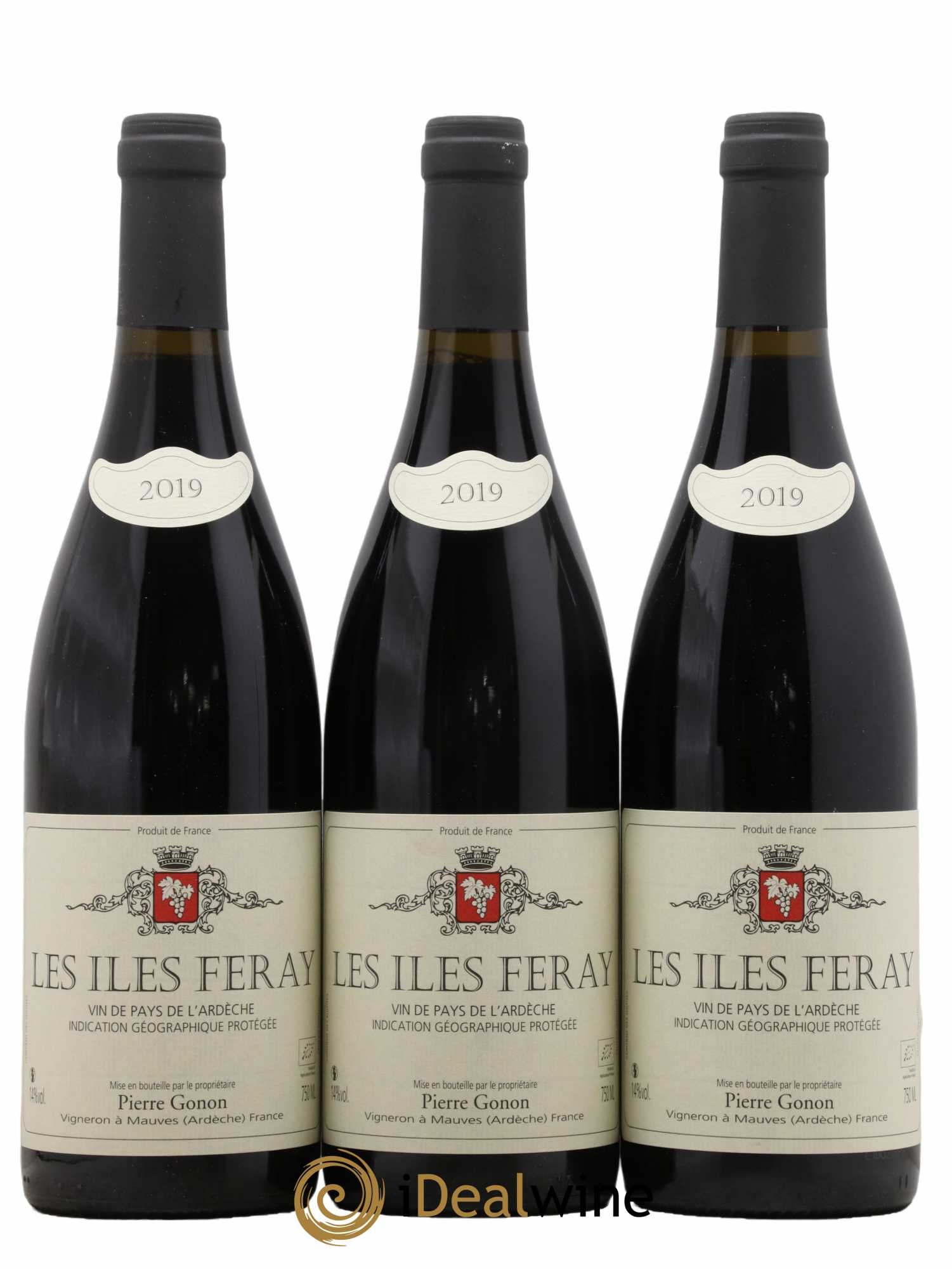Ardèche Les Iles Feray Gonon (Domaine) 2019 - Lot de 3 bouteilles - 0