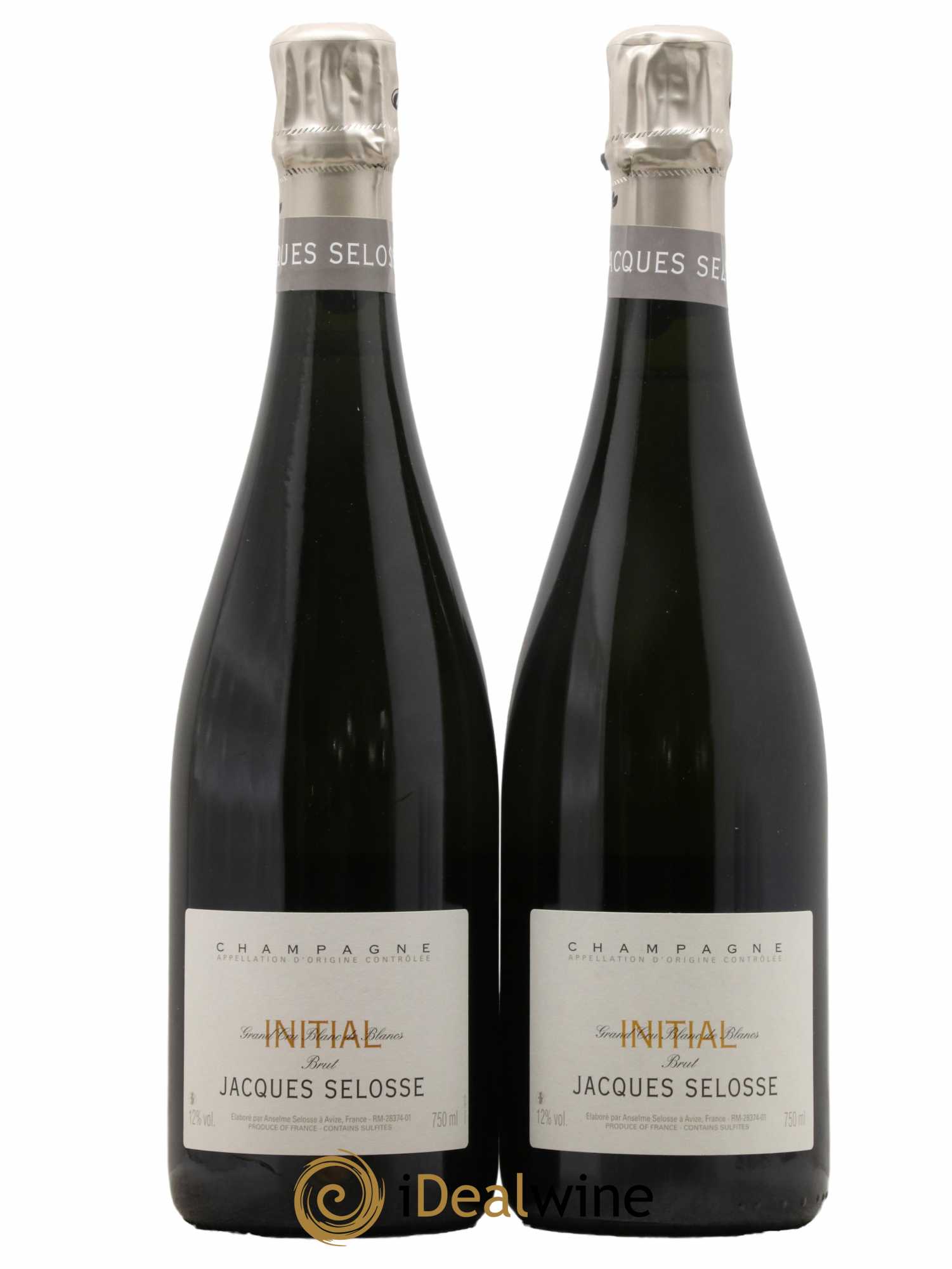 Initial Brut Jacques Selosse - Lot de 2 bouteilles - 0