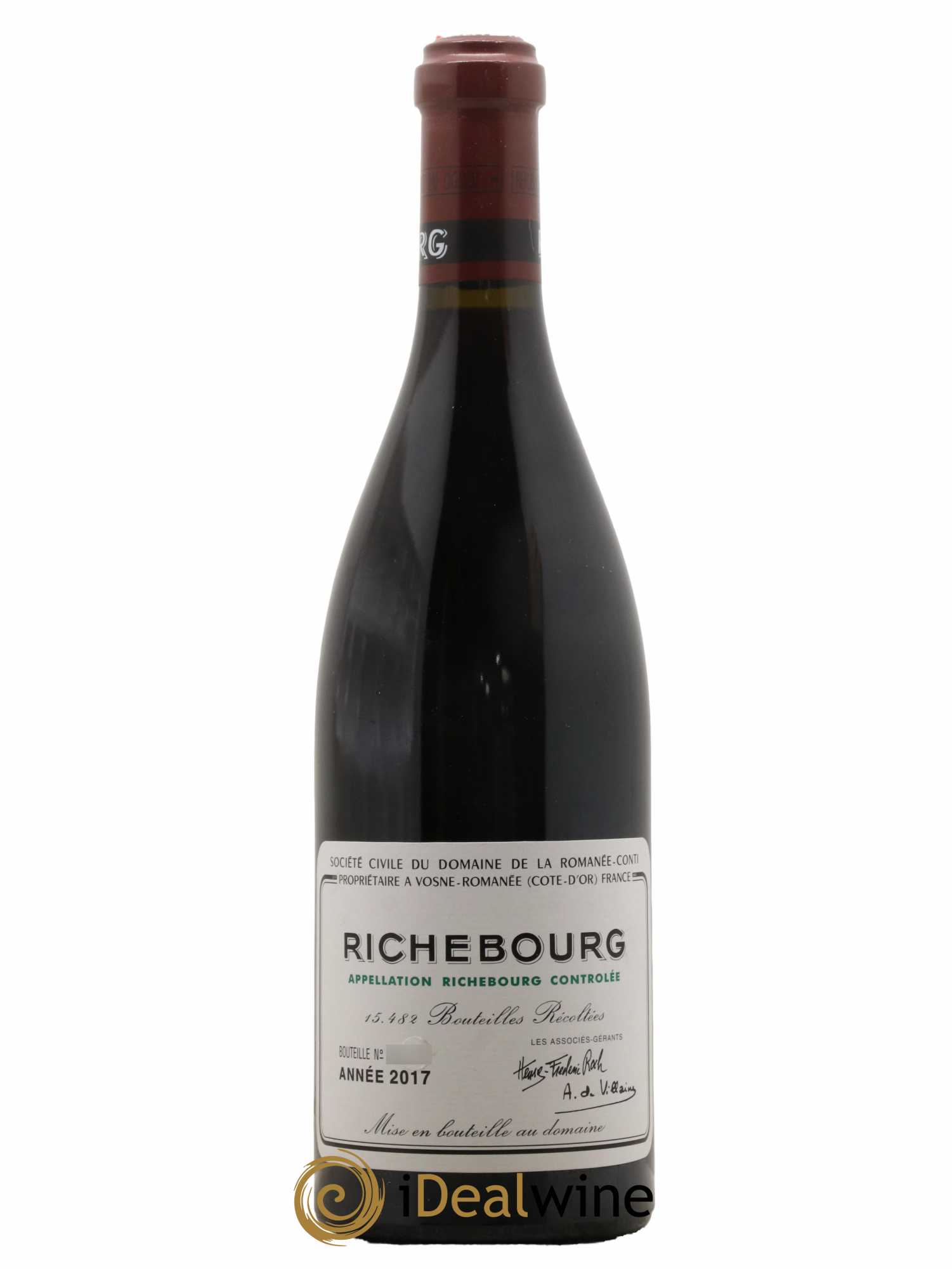 Richebourg Grand Cru Domaine de la Romanée-Conti 2017 - Lot de 1 bouteille - 0
