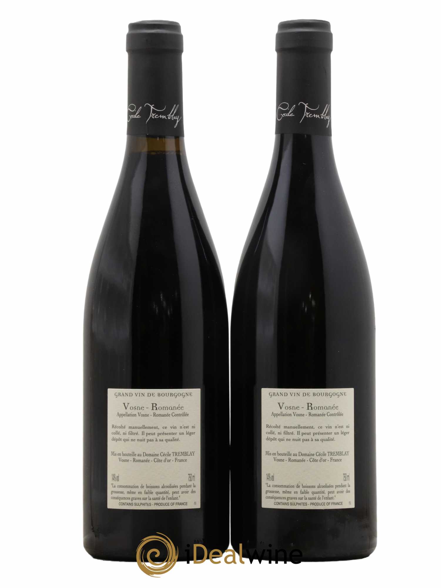 Vosne-Romanée Vieilles Vignes Cécile Tremblay 2020 - Lot de 2 bouteilles - 1