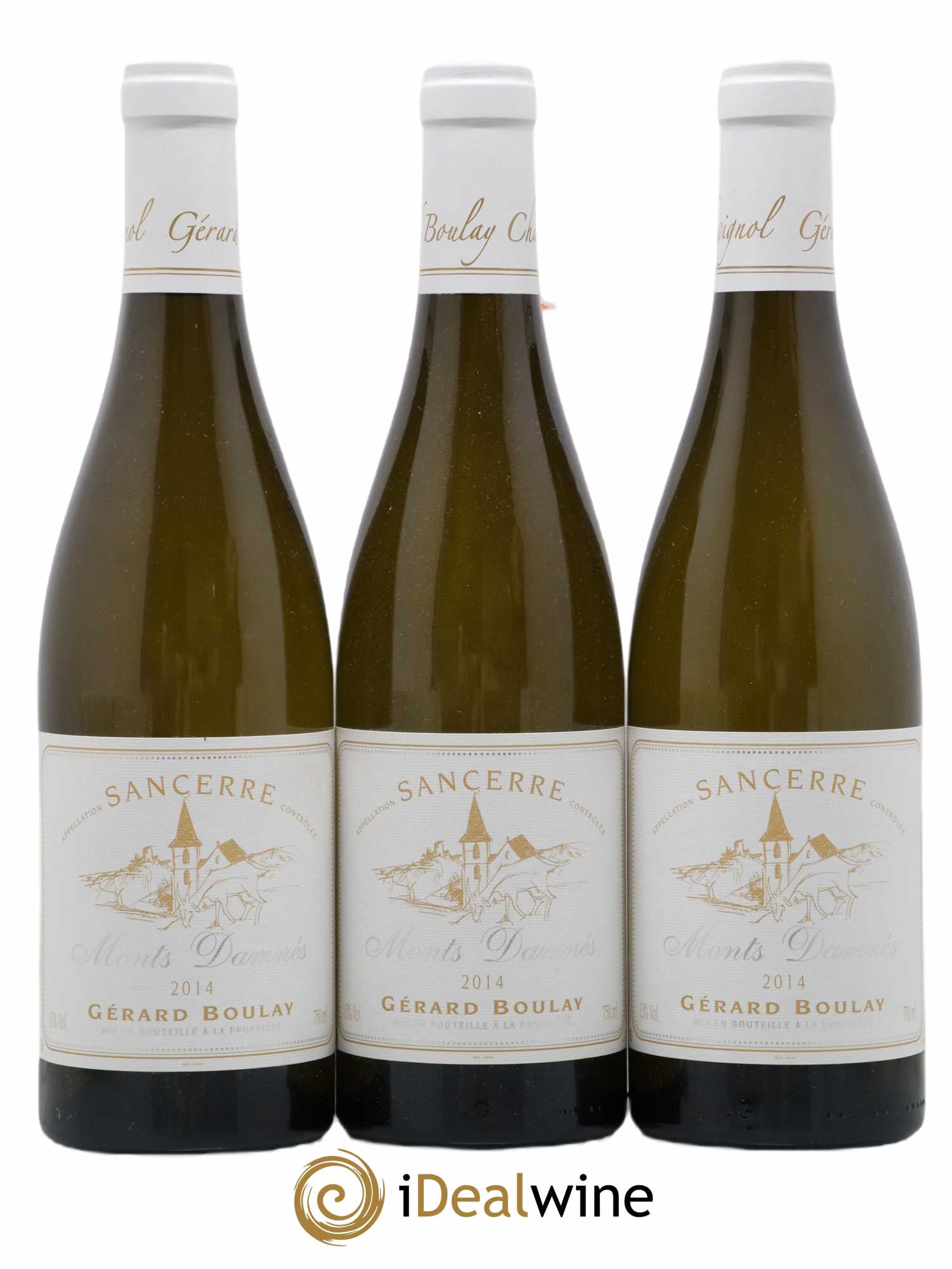 Sancerre Monts Damnés Gérard Boulay 2014 - Lot de 3 bouteilles - 0