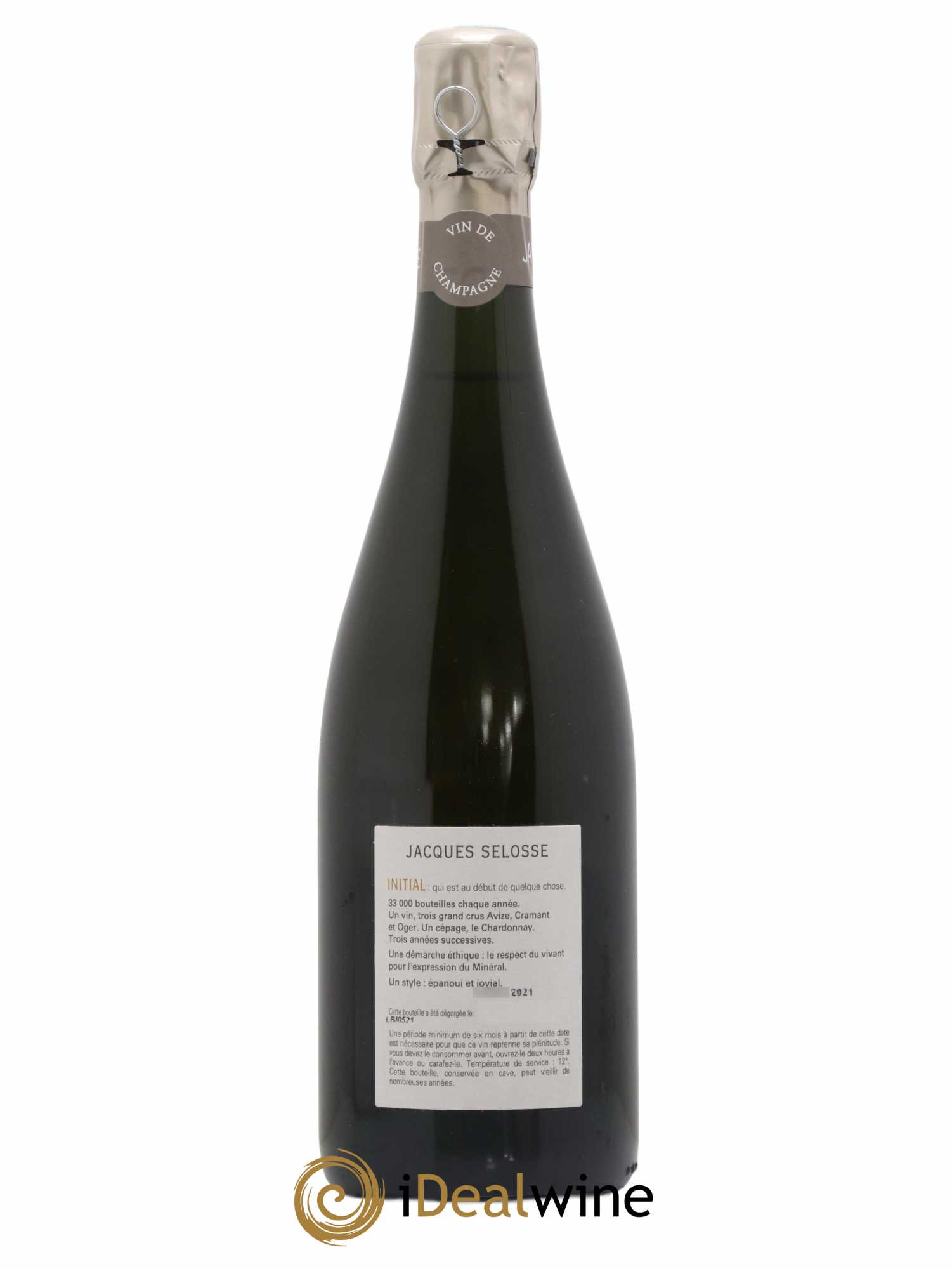 Initial Brut Jacques Selosse - Lot of 1 bottle - 1