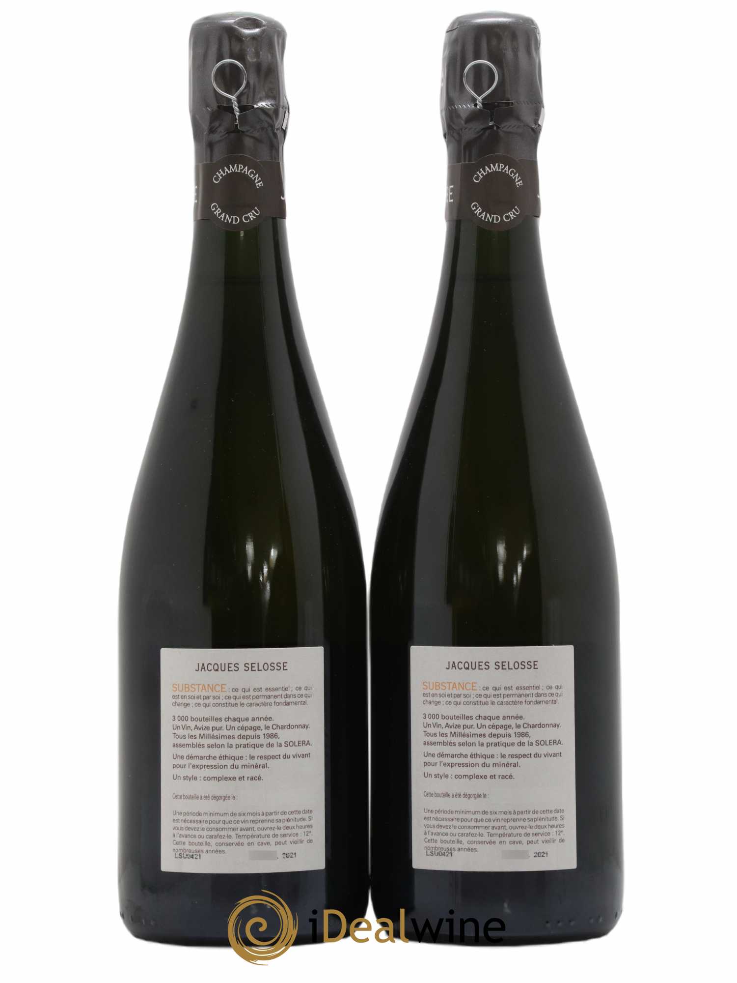 Substance Jacques Selosse - Lot of 2 bottles - 1
