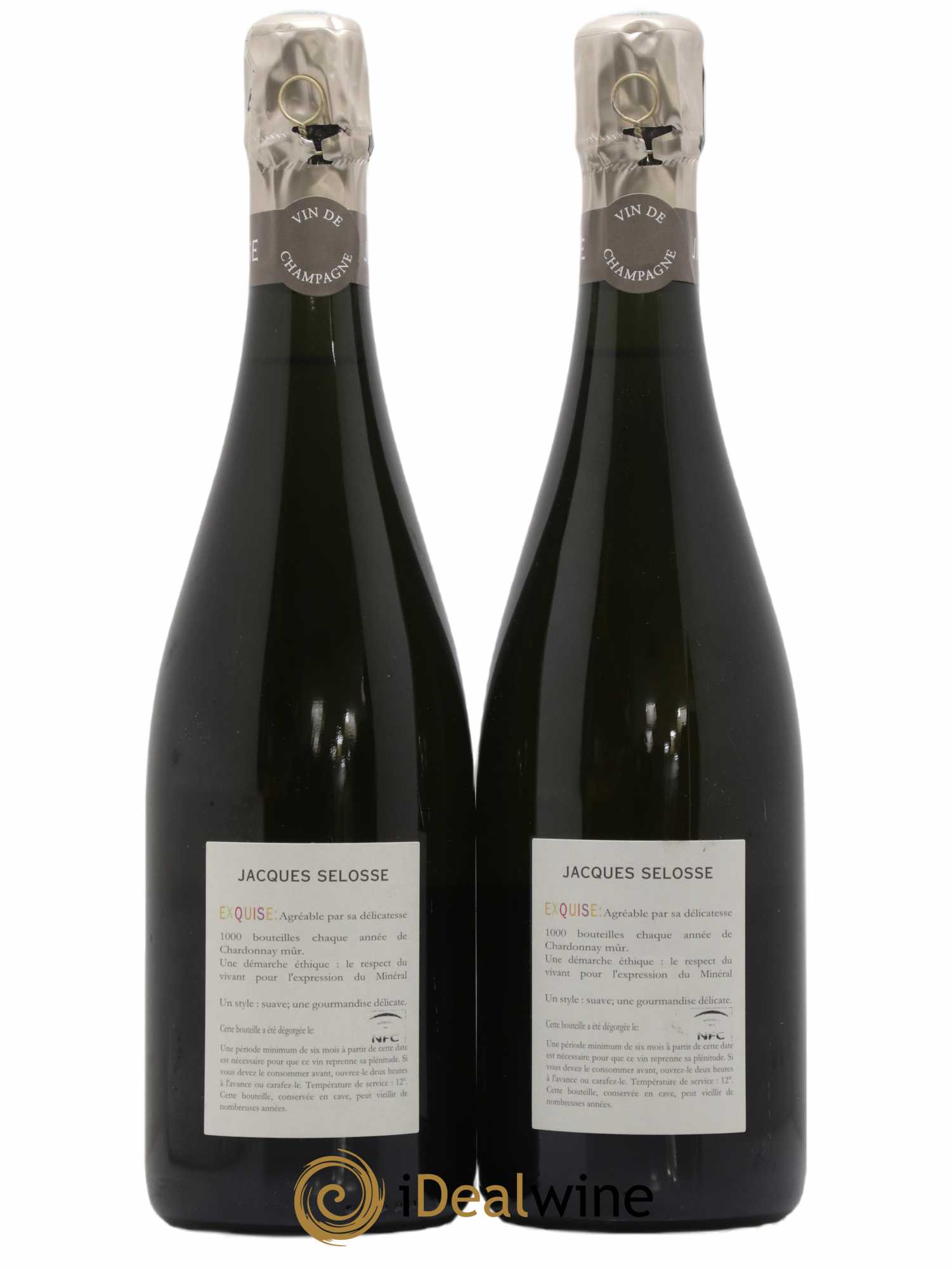Exquise NV Jacques Selosse - Lot of 2 bottles - 1