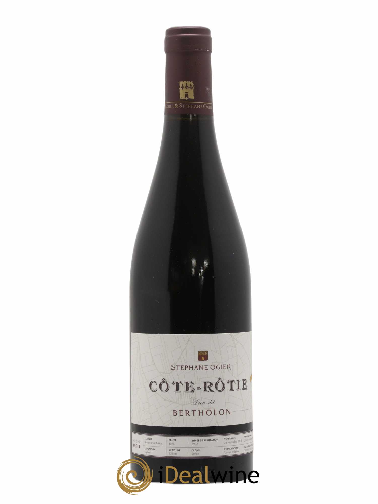 Côte-Rôtie Bertholon Stéphane Ogier 2012 - Lot de 1 bouteille - 0