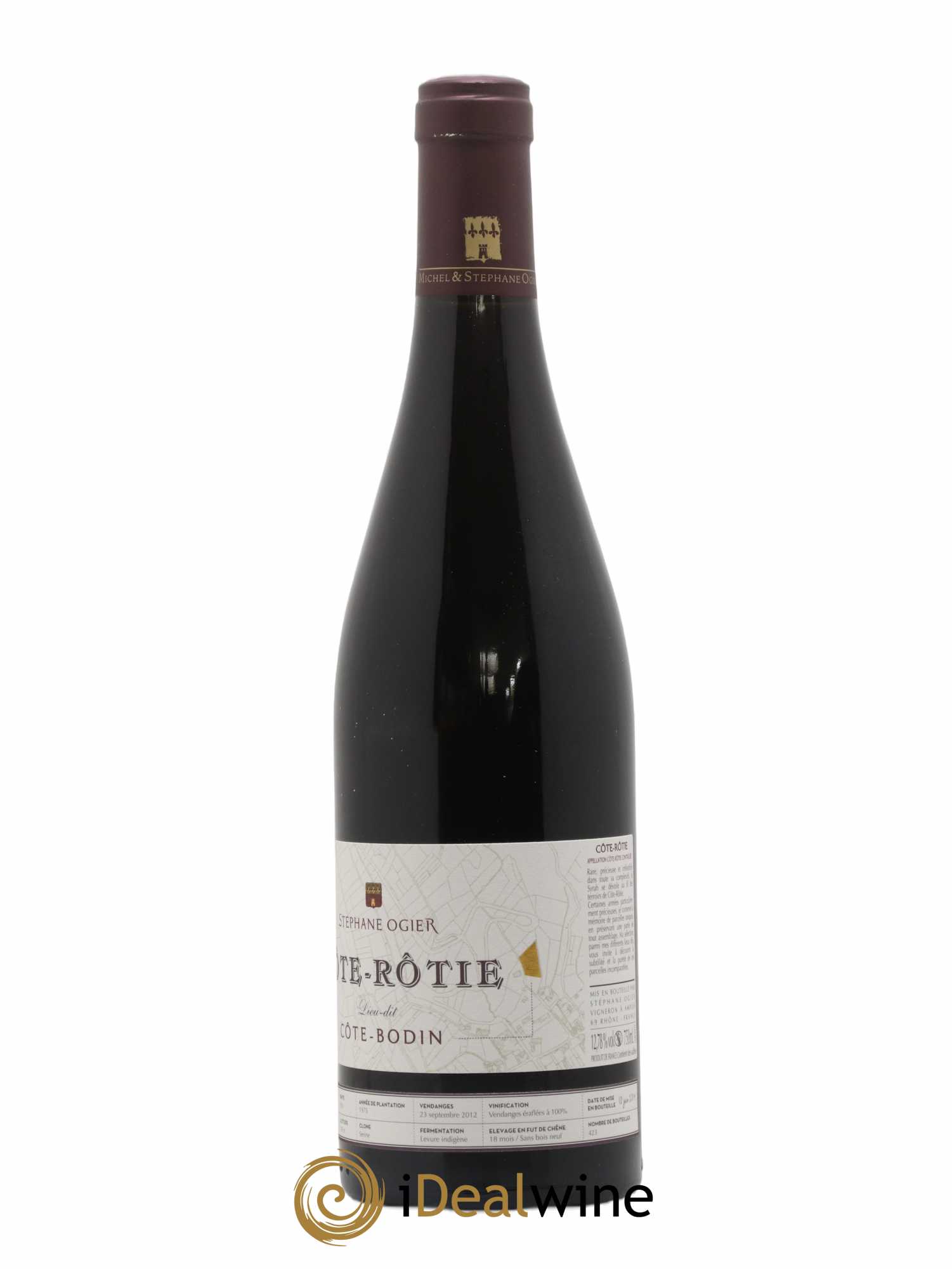 Côte-Rôtie Côte Bodin Stéphane Ogier 2012 - Lot de 1 bouteille - 1