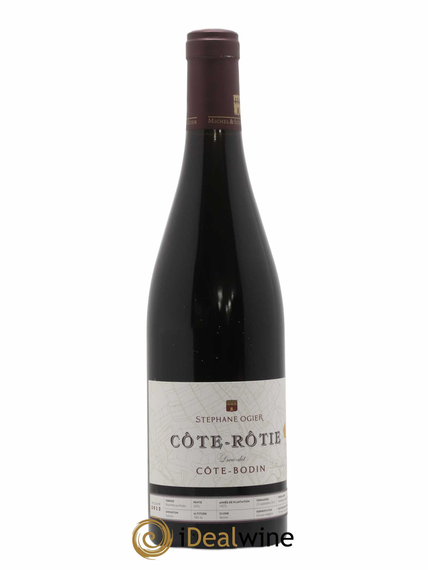 Côte-Rôtie Côte Bodin Stéphane Ogier 2012 - Lot de 1 bouteille - 0