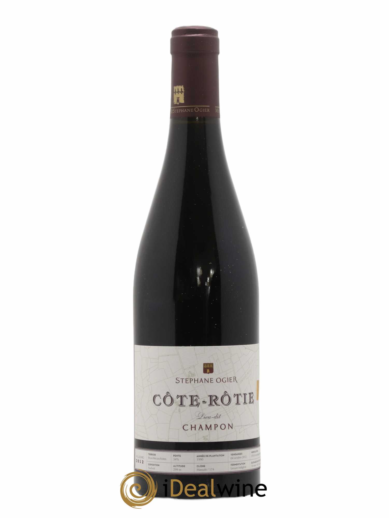 Côte-Rôtie Le Champon Stéphane Ogier 2012 - Lot de 1 bouteille - 0
