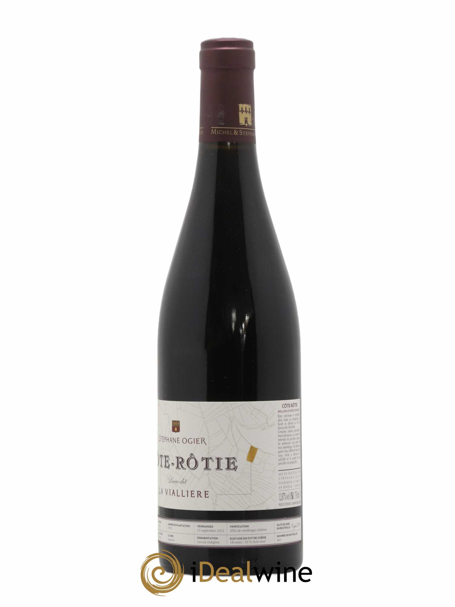 Côte-Rôtie Viallière Stéphane Ogier 2012 - Lot de 1 bouteille - 1