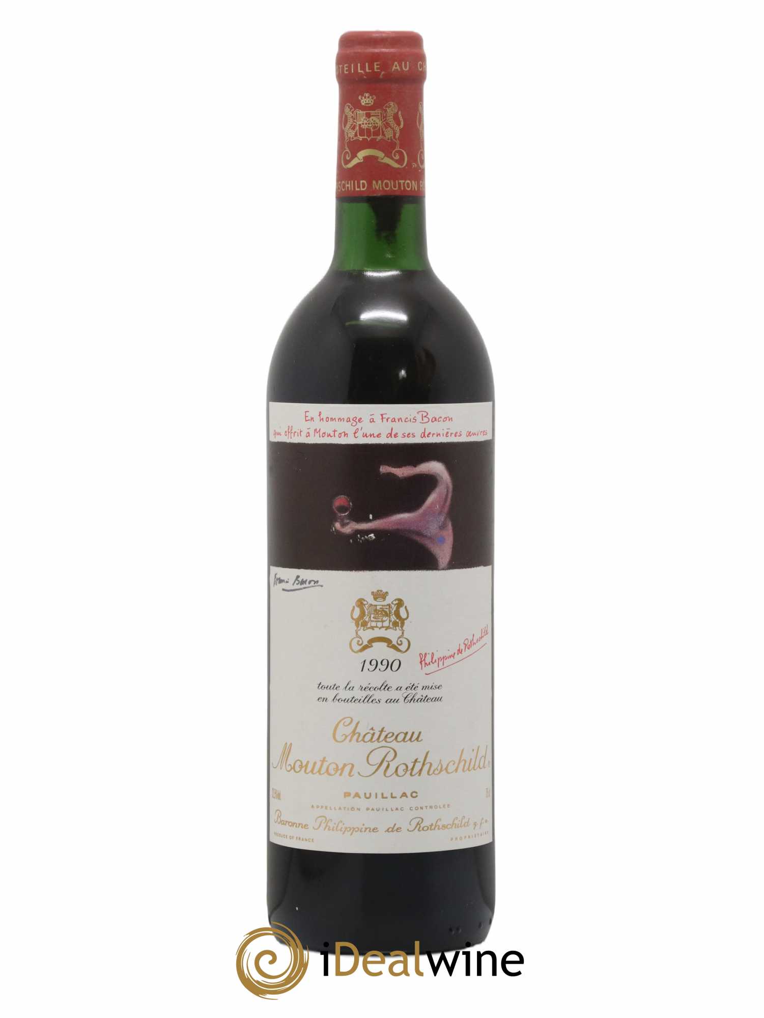 Château Mouton Rothschild 1er Grand Cru Classé 1990 - Lot of 1 bottle - 0
