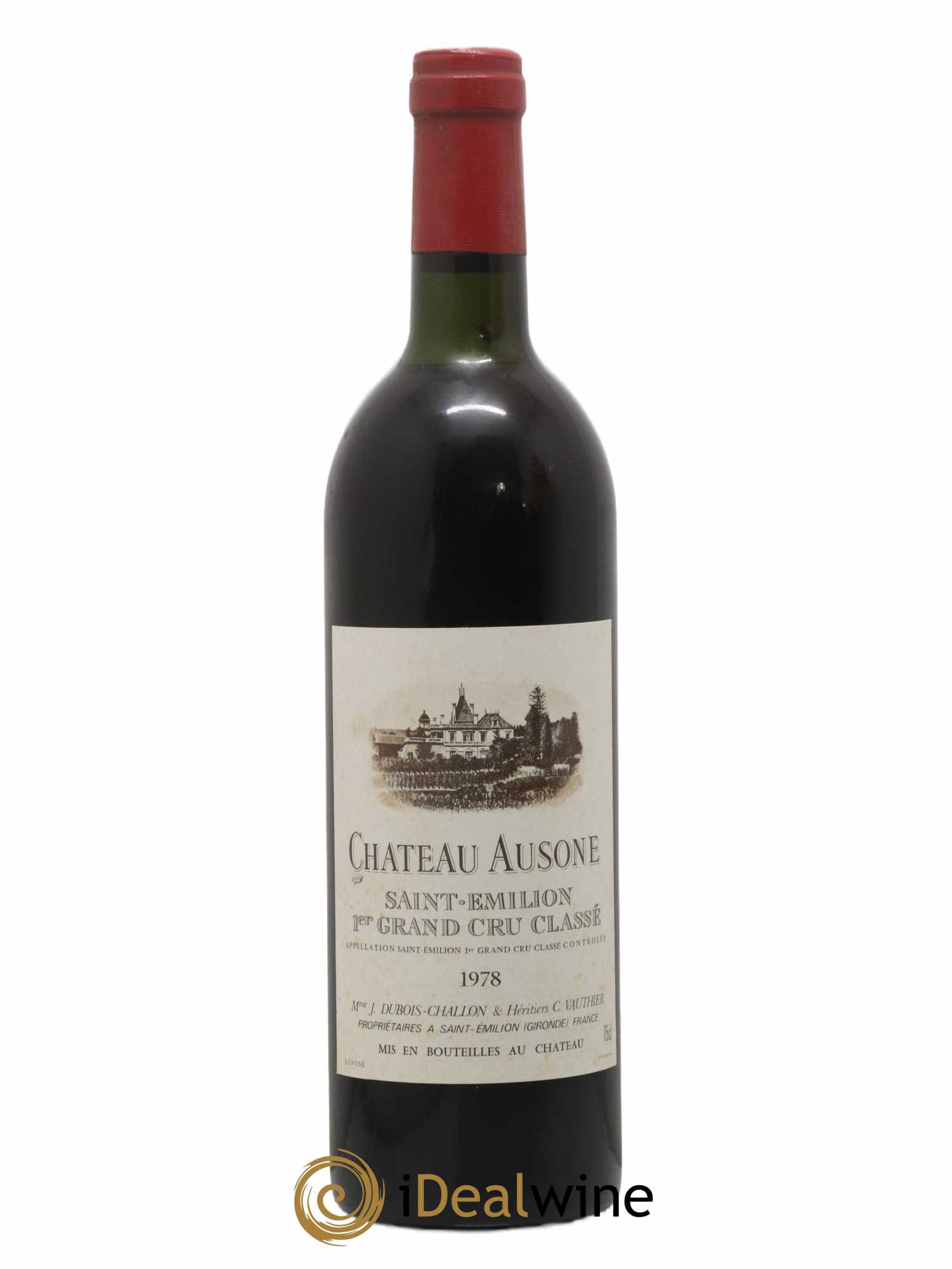 Château Ausone 1er Grand Cru Classé A 1978 - Lot de 1 bouteille - 0