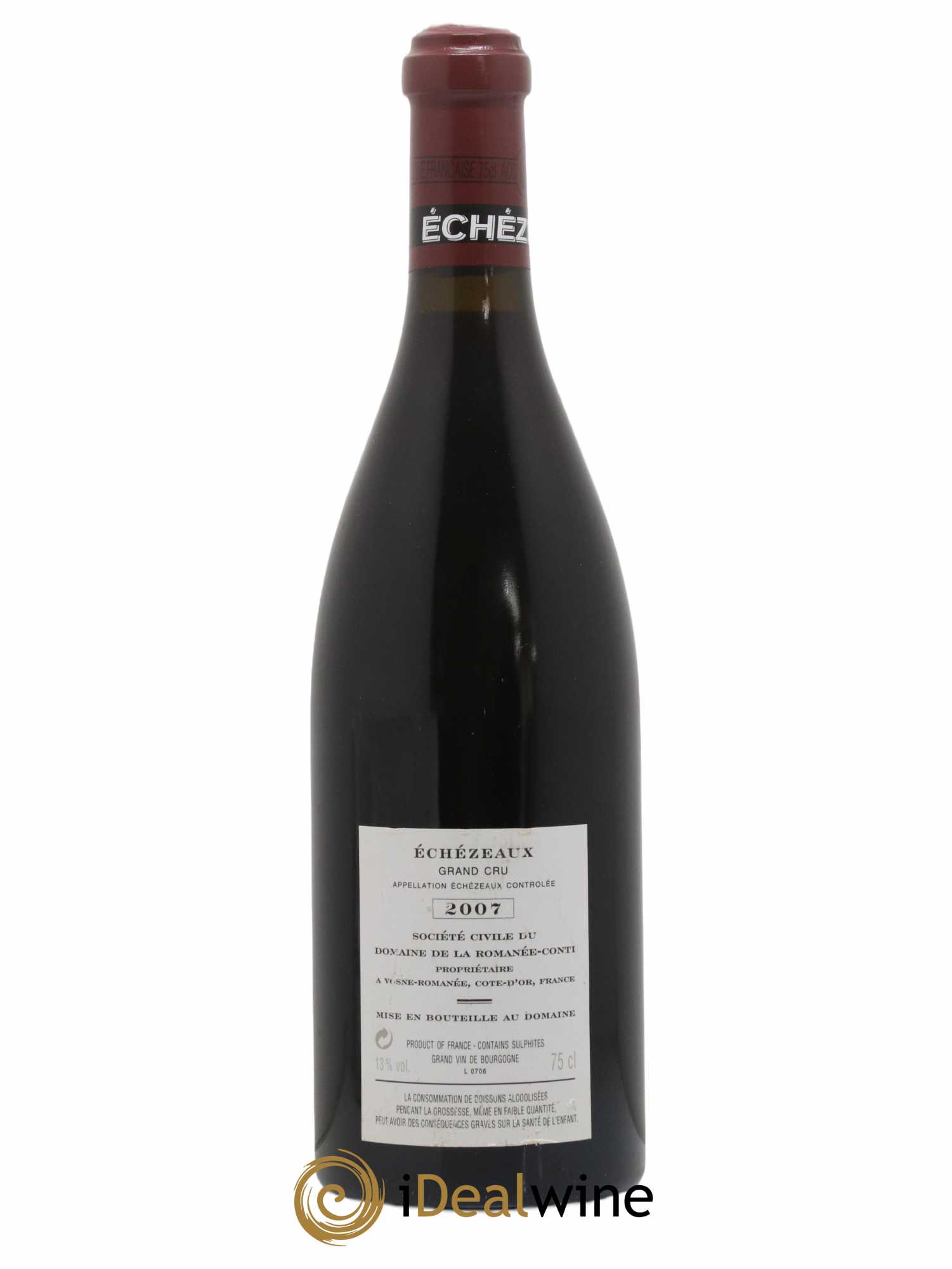 Echezeaux Grand Cru Domaine de la Romanée-Conti 2007 - Lot de 1 bouteille - 1