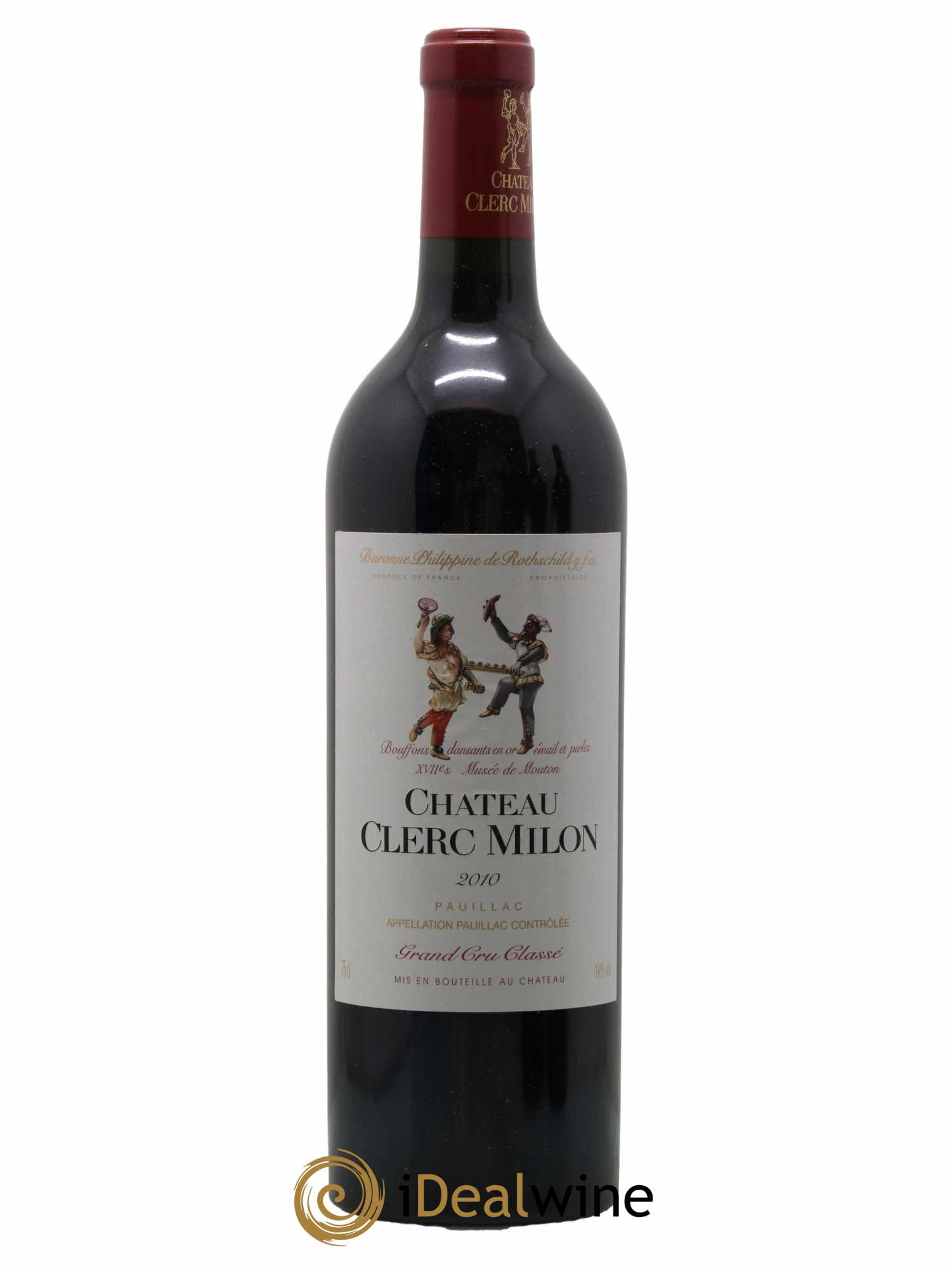 Château Clerc Milon 5ème Grand Cru Classé 2010 - Lot de 1 bouteille - 0