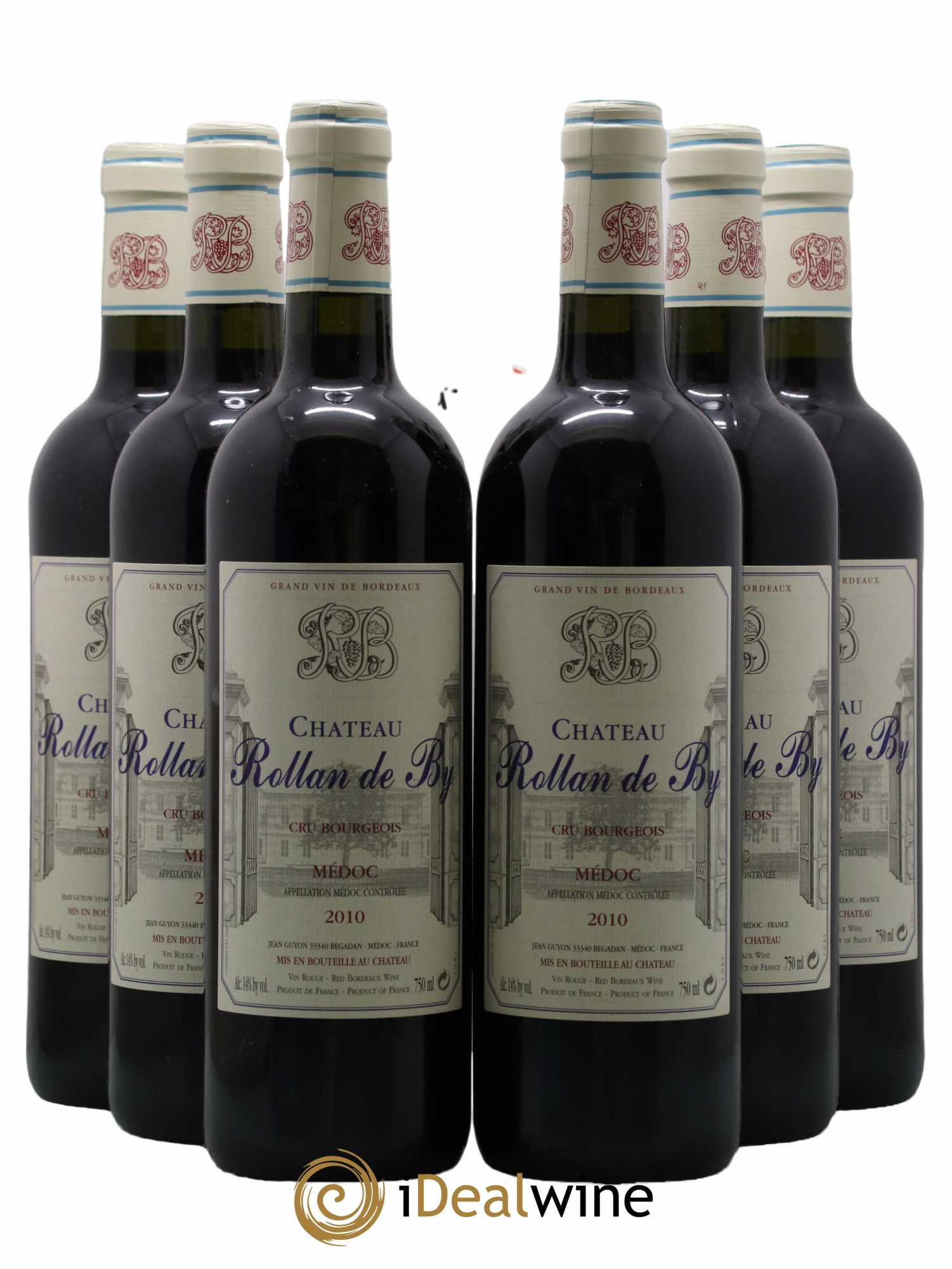 Château Rollan de By Cru Bourgeois 2010 - Lot de 6 bouteilles - 0