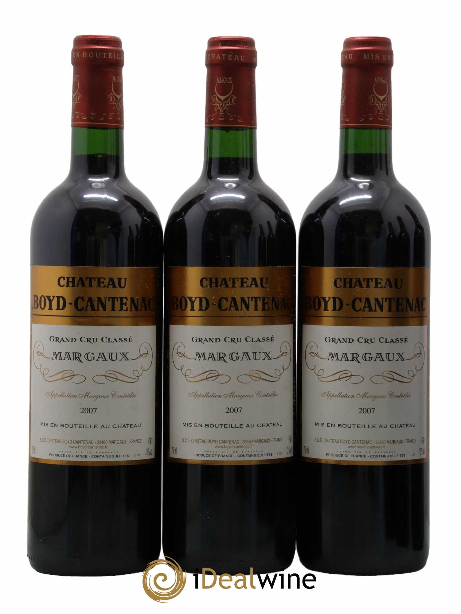 Château Boyd Cantenac 3ème Grand Cru Classé 2007 - Lot of 6 bottles - 1