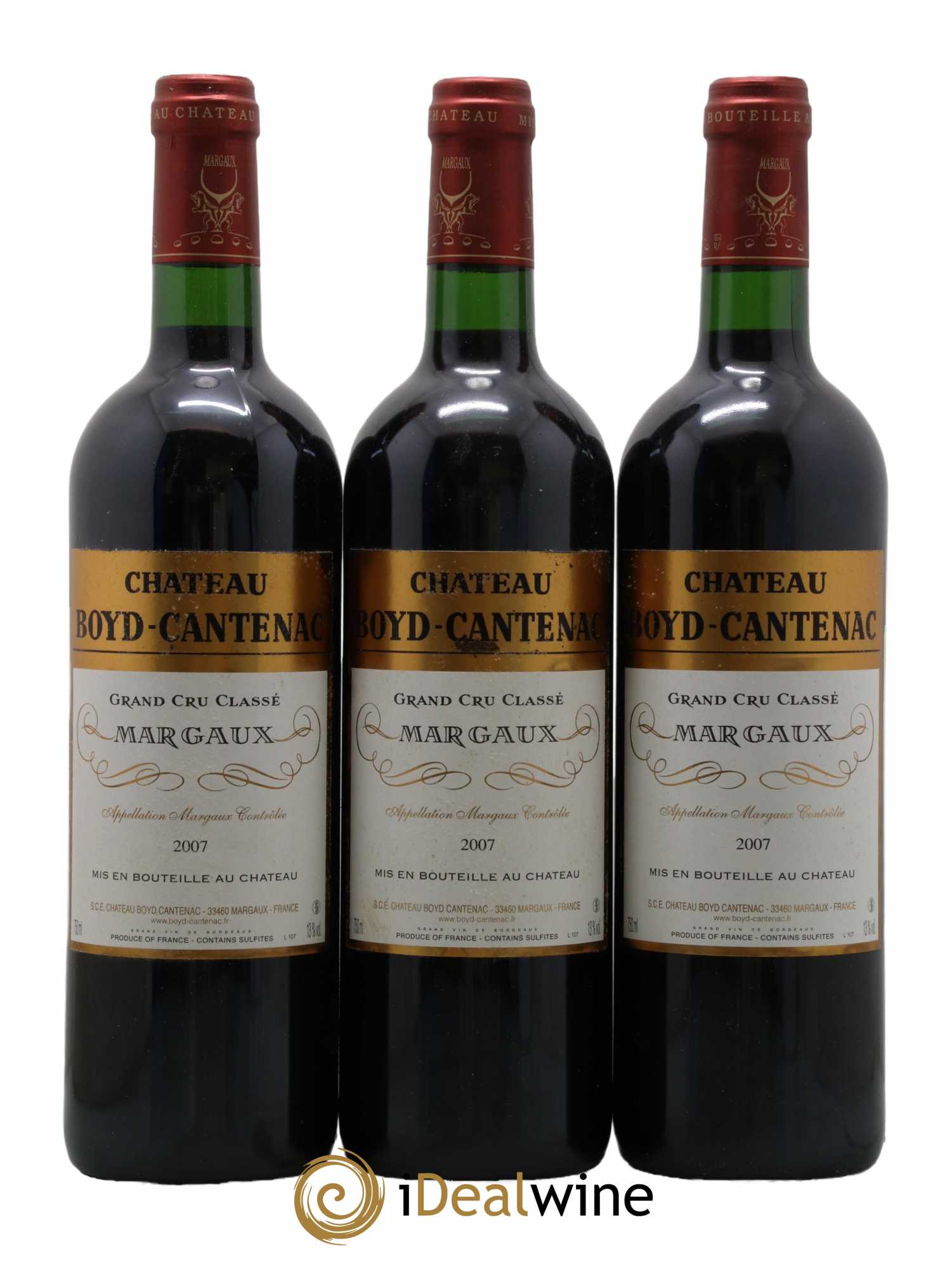 Château Boyd Cantenac 3ème Grand Cru Classé 2007 - Lot of 6 bottles - 2