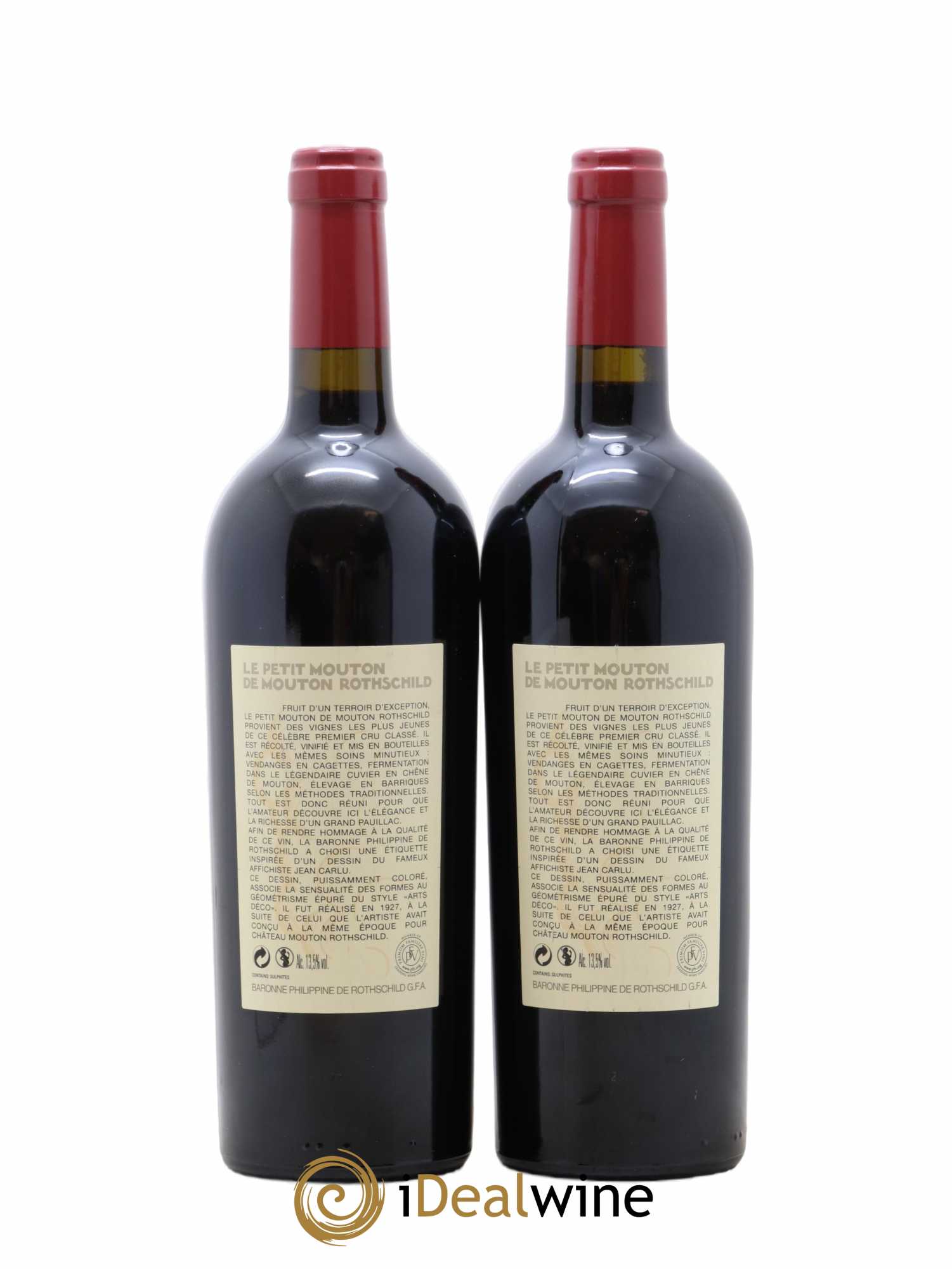Petit Mouton Second Vin 2010 - Lot of 2 bottles - 1