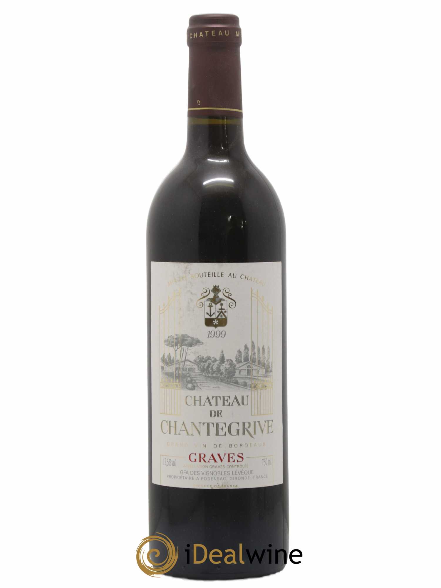 Château de Chantegrive (no reserve) 1999 - Lot of 1 bottle - 0