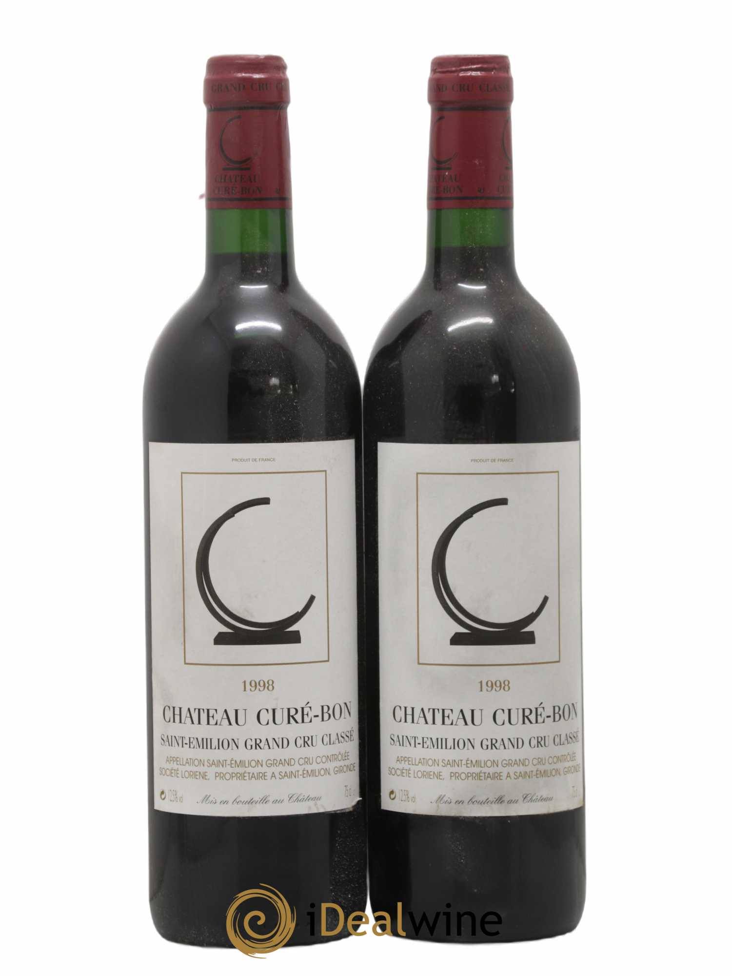 Château Curé Bon 1998 - Lot de 2 bouteilles - 0