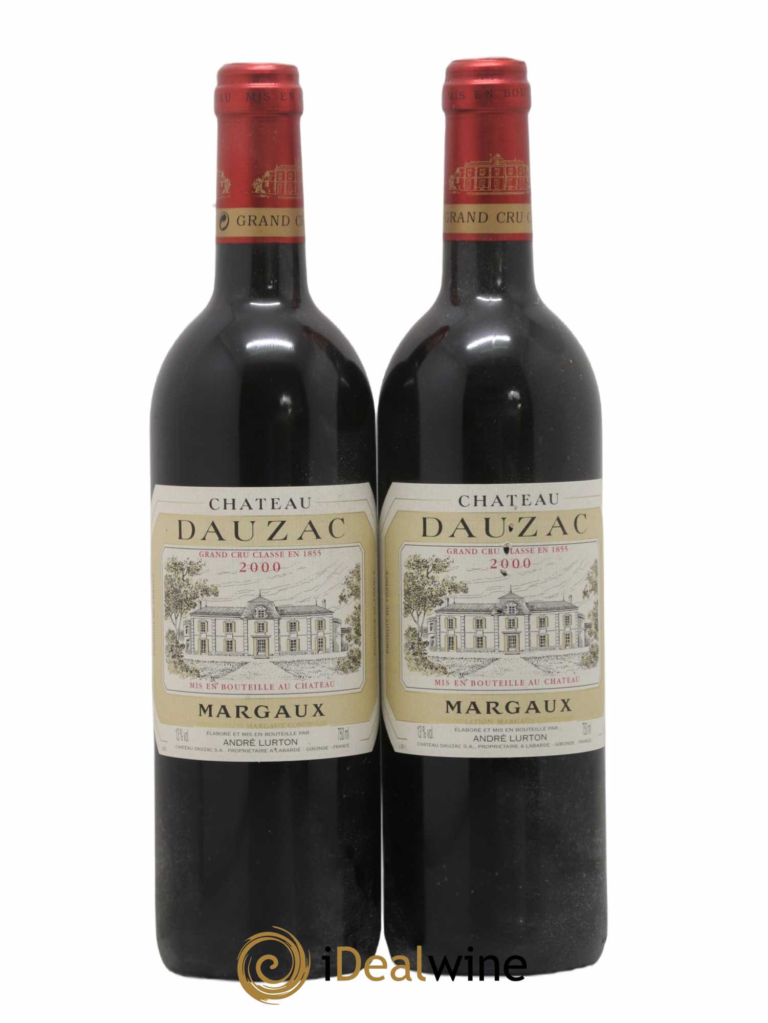 Château Dauzac 5ème Grand Cru Classé 2000 - Posten von 2 Flaschen - 0