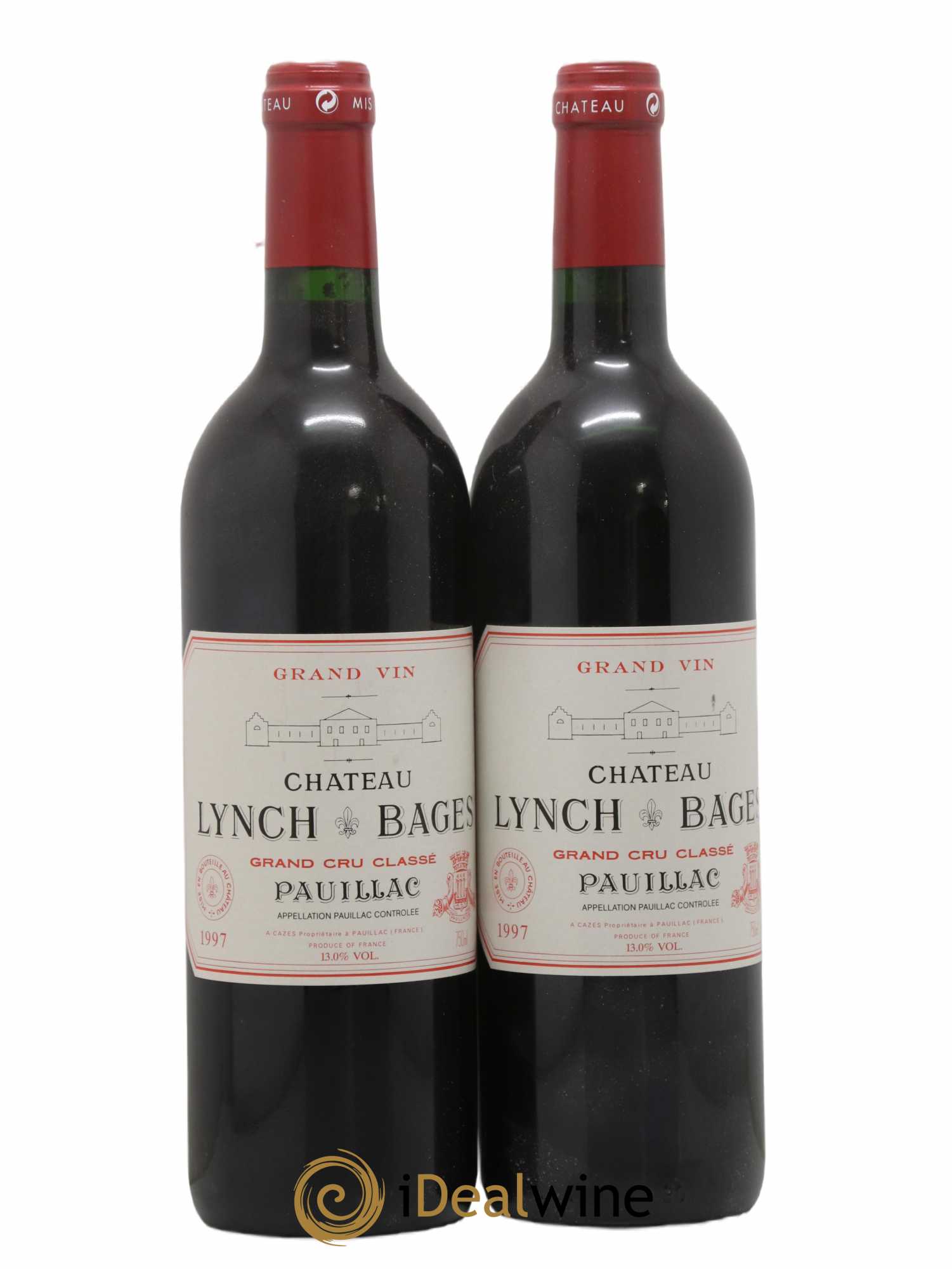 Château Lynch Bages 5ème Grand Cru Classé 1997 - Lot de 2 bouteilles - 0