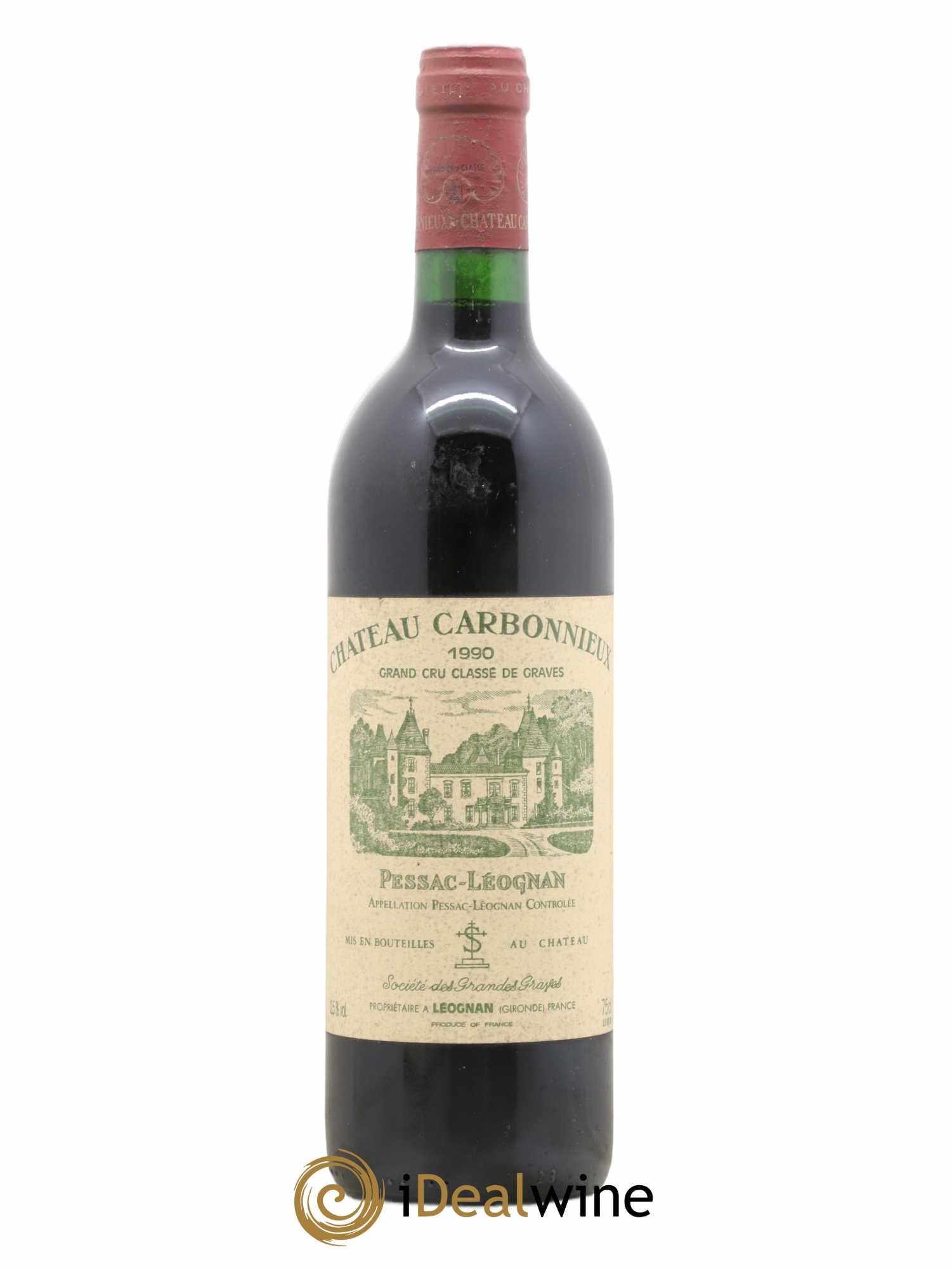 Château Carbonnieux Cru Classé de Graves 1990 - Lot of 1 bottle - 0