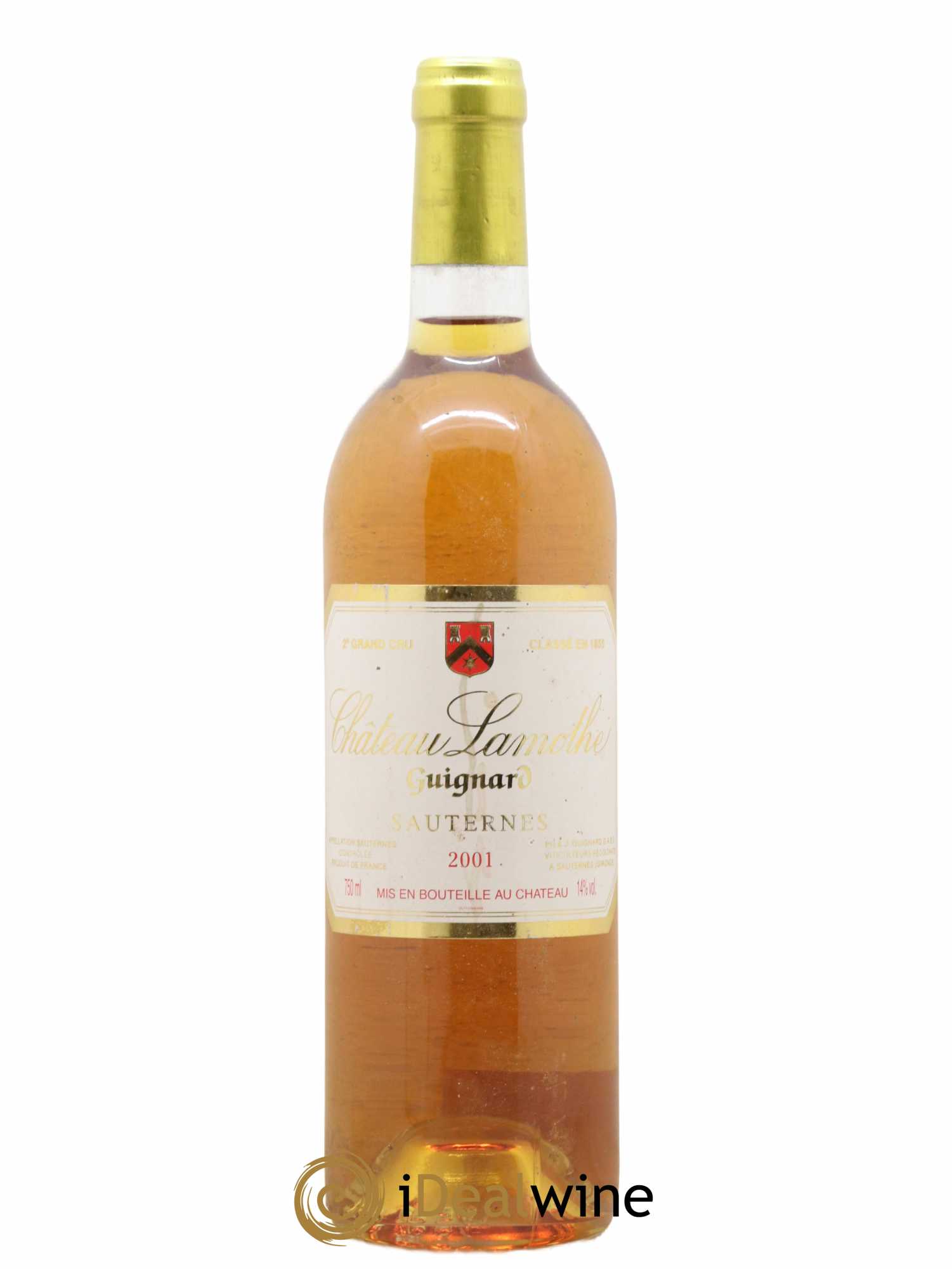 Château Lamothe Guignard 2ème Grand Cru Classé 2001 - Lot of 1 bottle - 0