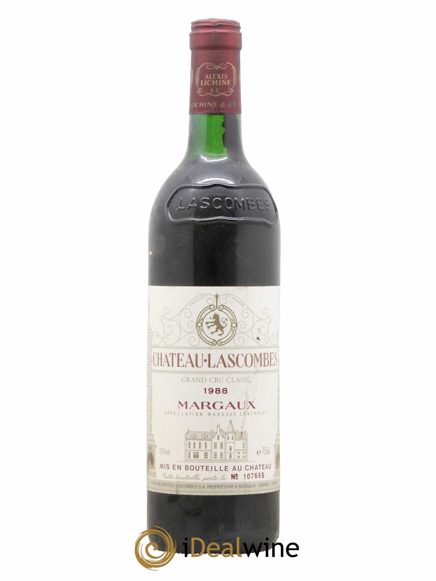 Château Lascombes 2ème Grand Cru Classé 1988 - Lot de 1 bouteille - 0