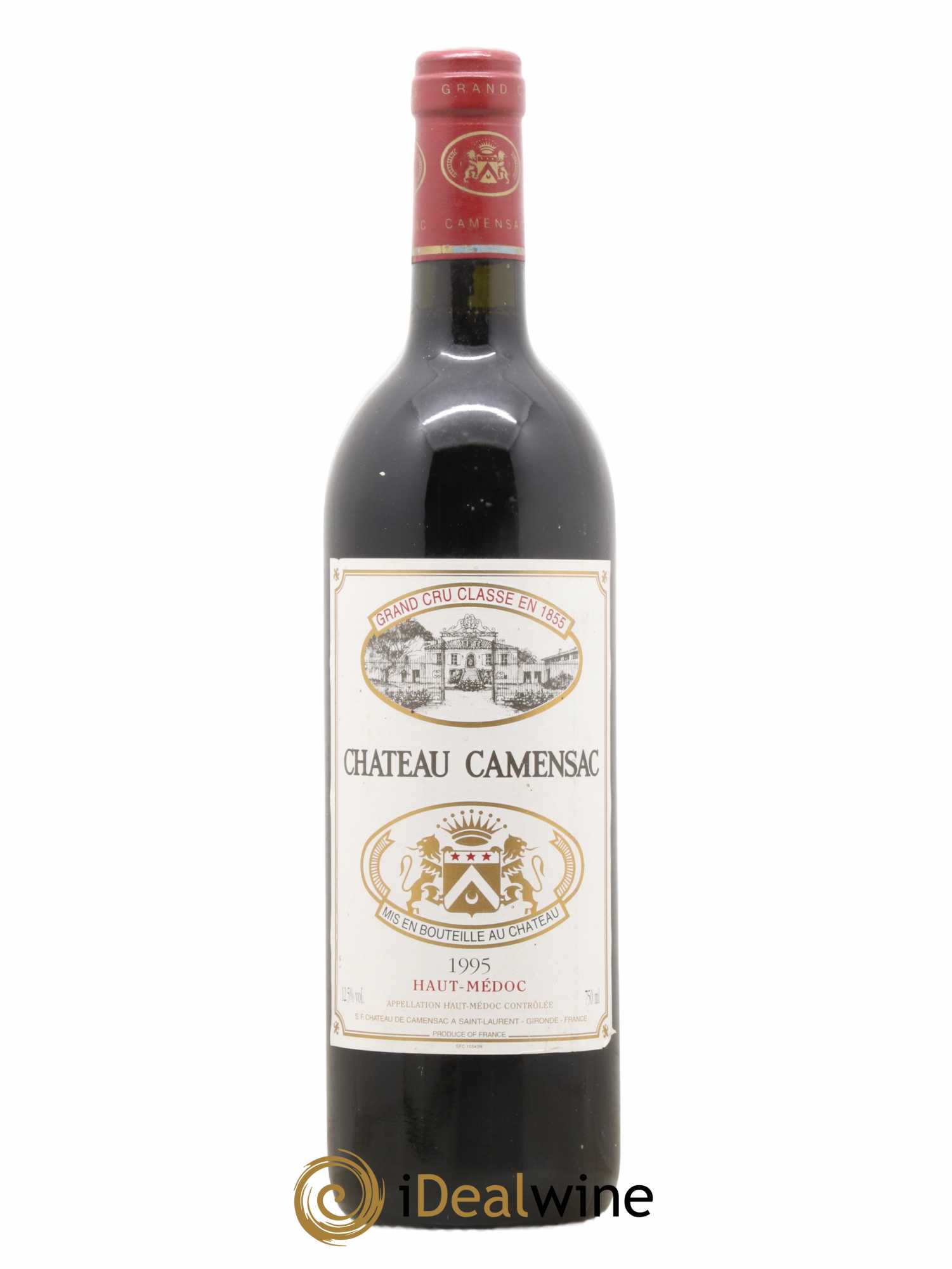 Château Camensac 5ème Grand Cru Classé 1995 - Lot de 1 bouteille - 0