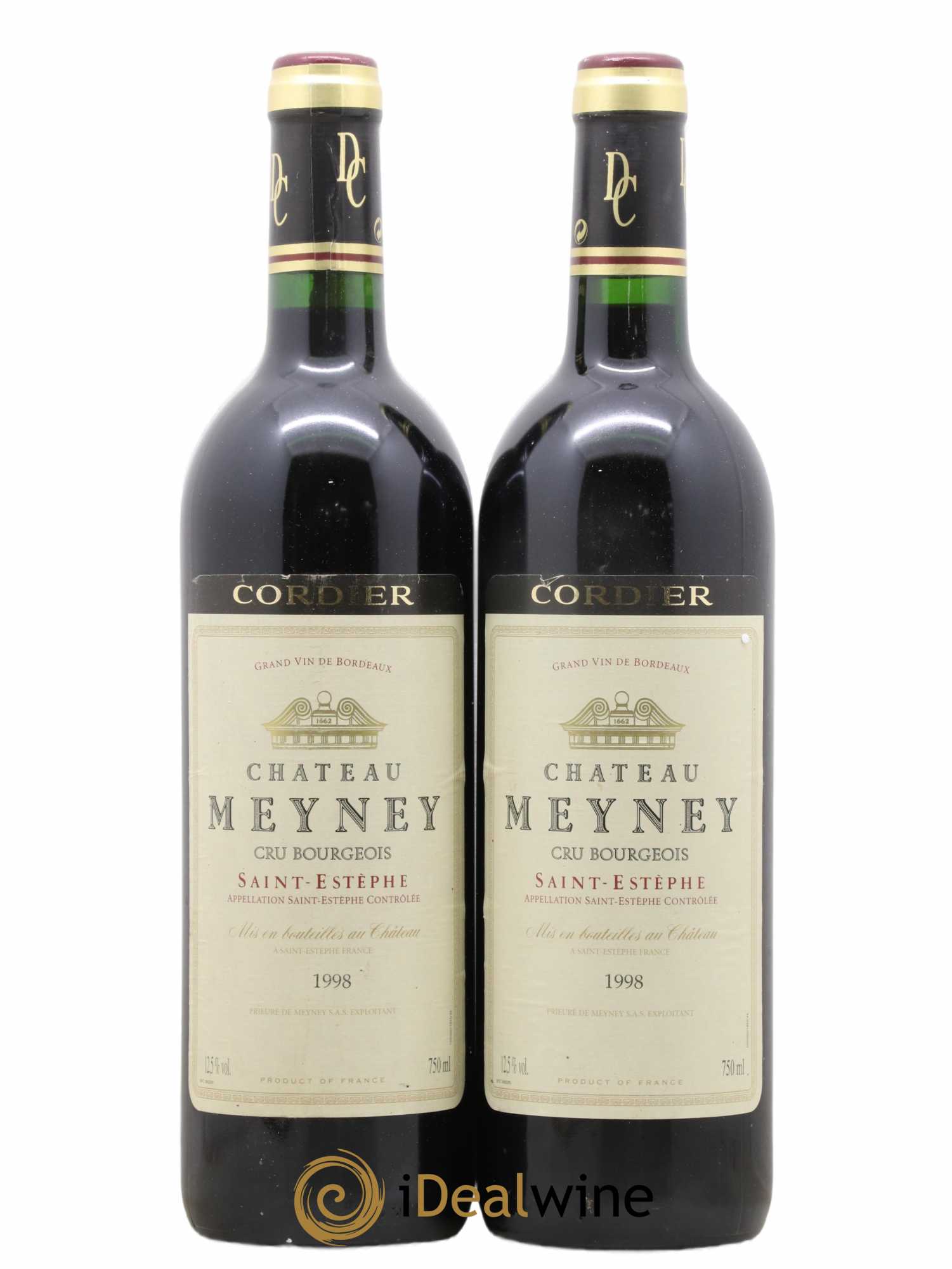 Château Meyney 1998 - Lot de 2 bouteilles - 0