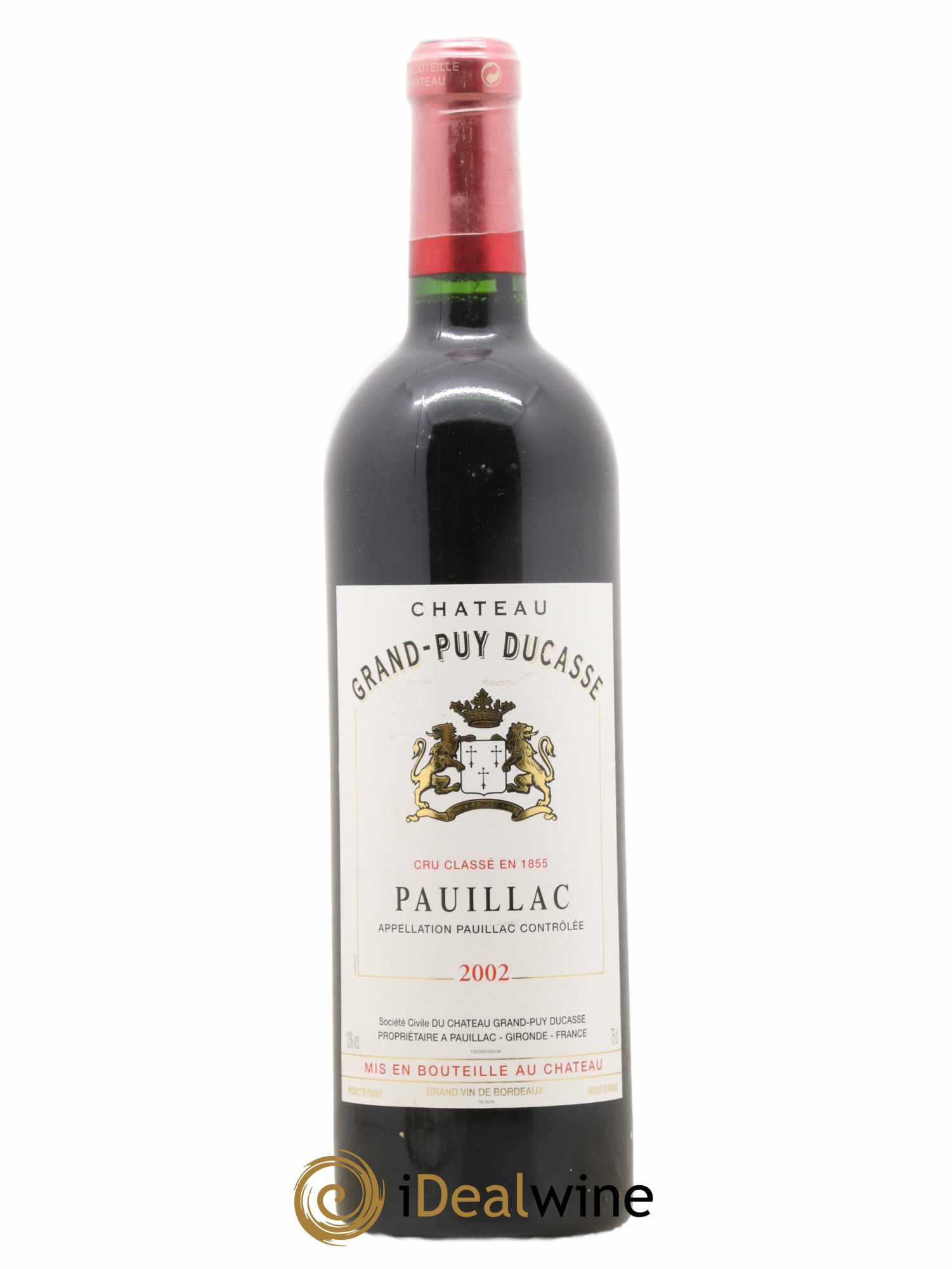 Château Grand Puy Ducasse 5ème Grand Cru Classé 2002 - Lot de 1 bouteille - 0