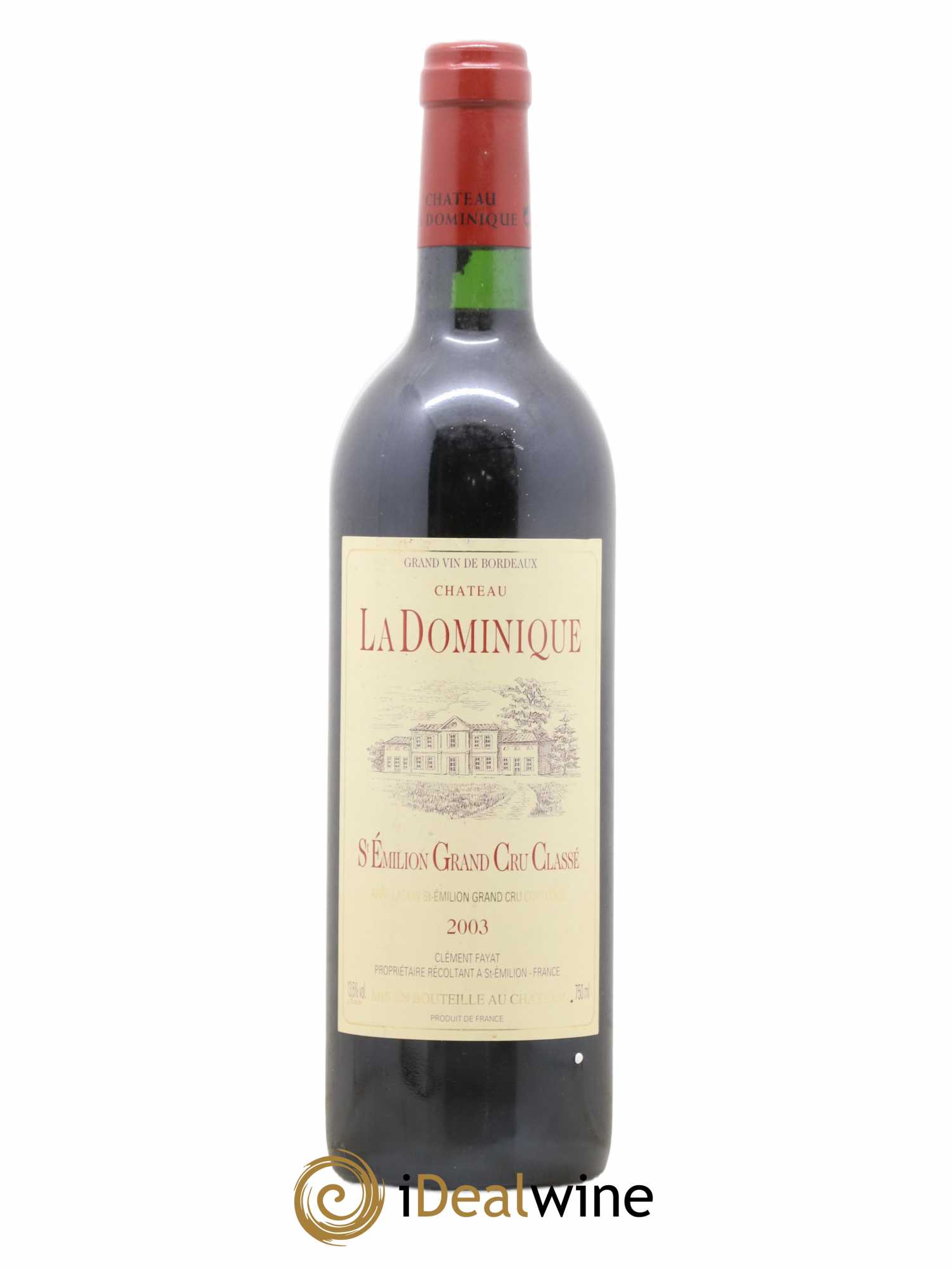 Château la Dominique Grand Cru Classé 2003 - Lot de 1 bouteille - 0