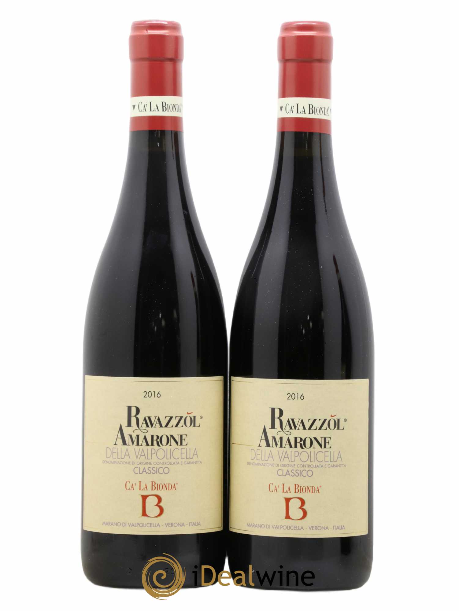 Amarone della Valpolicella DOC Ca La Bionda Vigneti di Ravazzol 2016 - Lotto di 2 bottiglie - 0